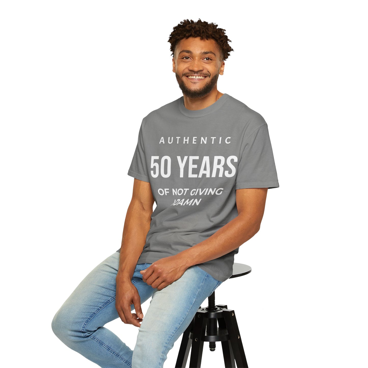 50 Years of Not Giving a Damn T-Shirt — Funny 50th Birthday Tee