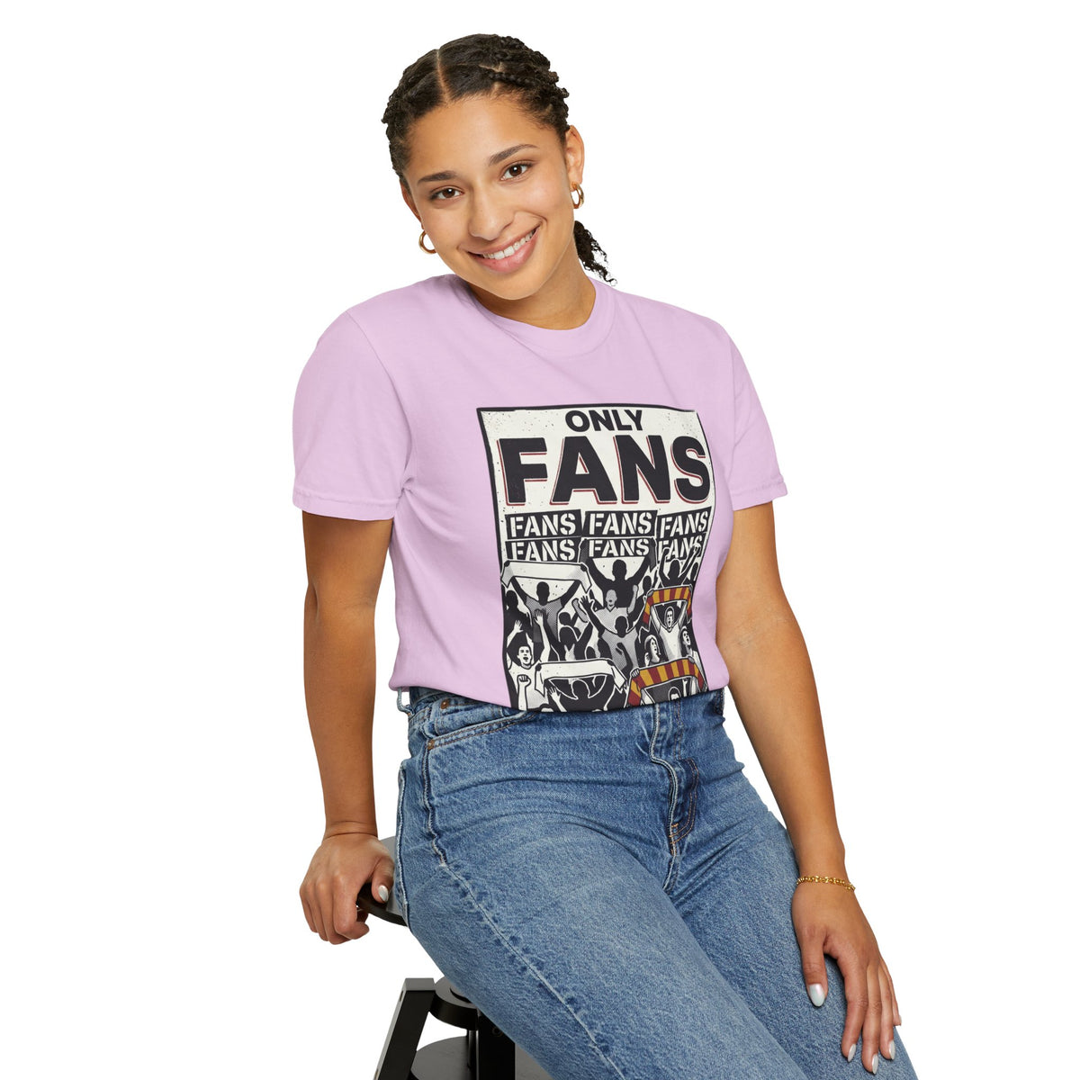 Only Fans Crowd Graphic T-Shirt — Vintage Sports Fan Tee