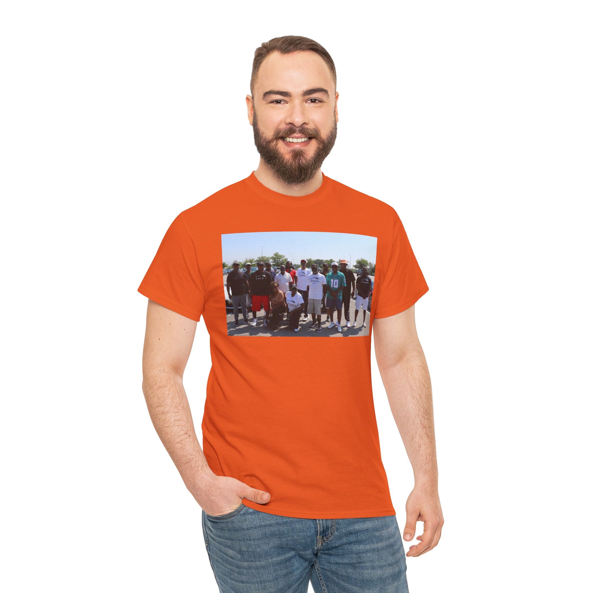 C-RYDERZ Group Photo Custom Tee — Personalized Reunion & Team Picture Shirt Printify