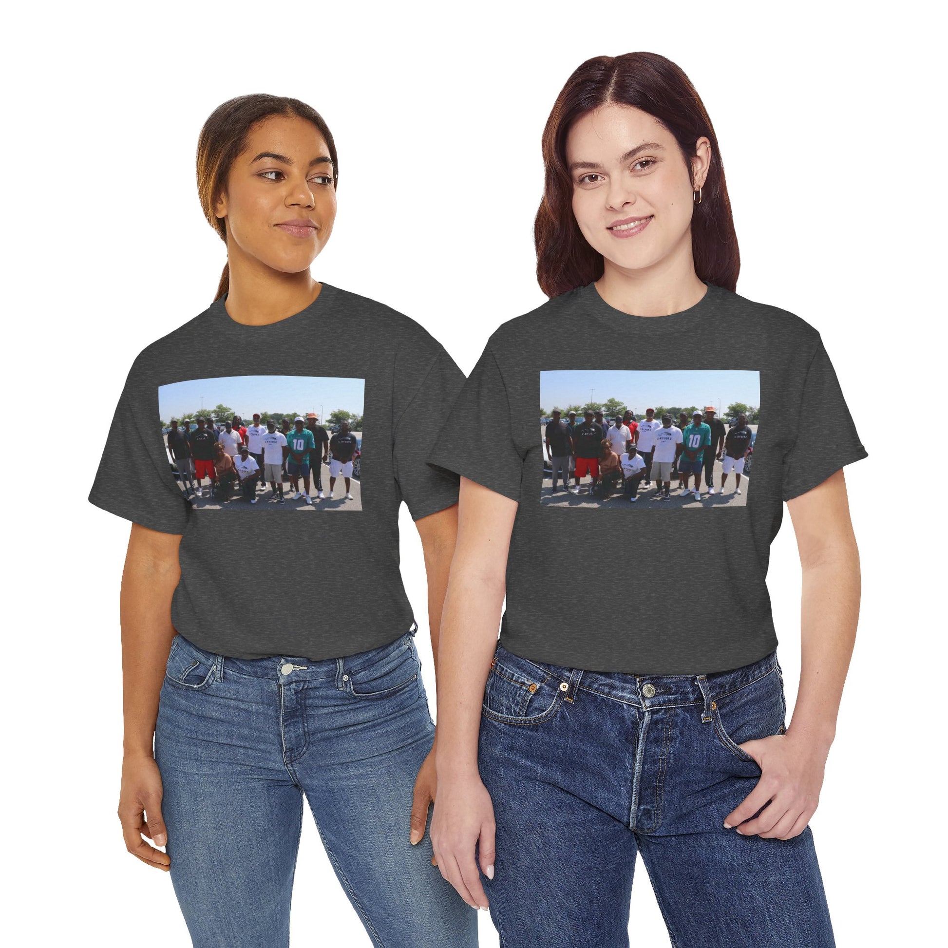 C-RYDERZ Group Photo Custom Tee — Personalized Reunion & Team Picture Shirt Printify