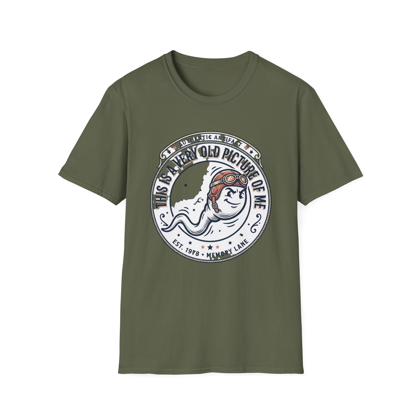 "This Is A Very Old Picture Of Me" Retro Marine Tee