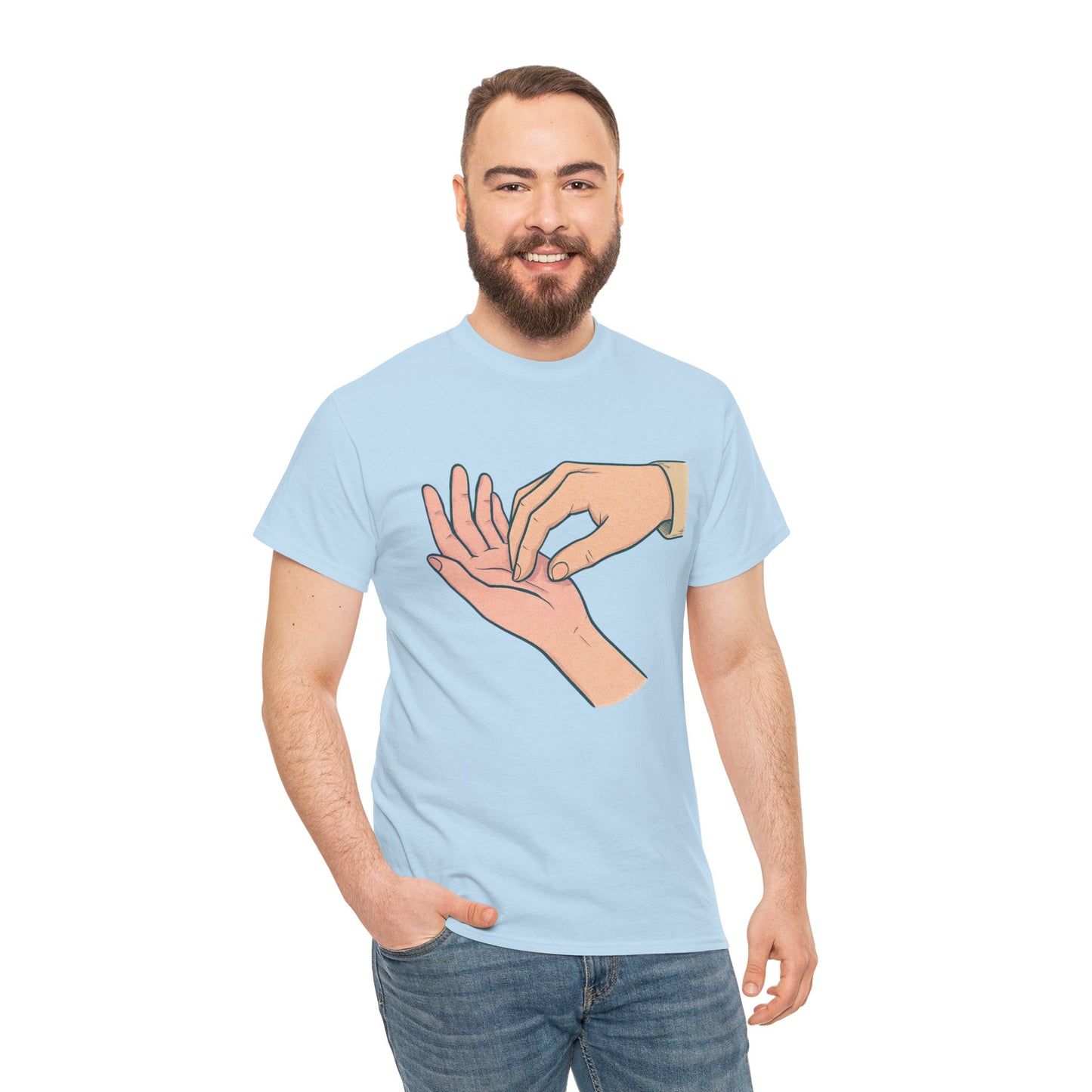 T-Shirt - Gentle Palm Reading Illustration Tee