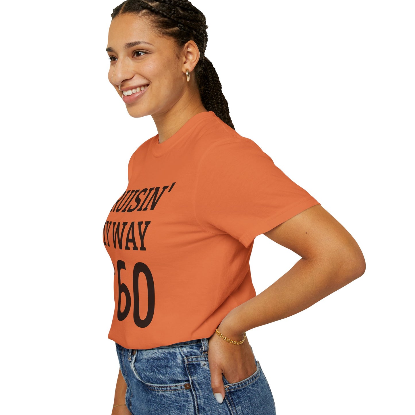 Cruisin' My Way Into 60 T-Shirt — 60th Birthday Tee