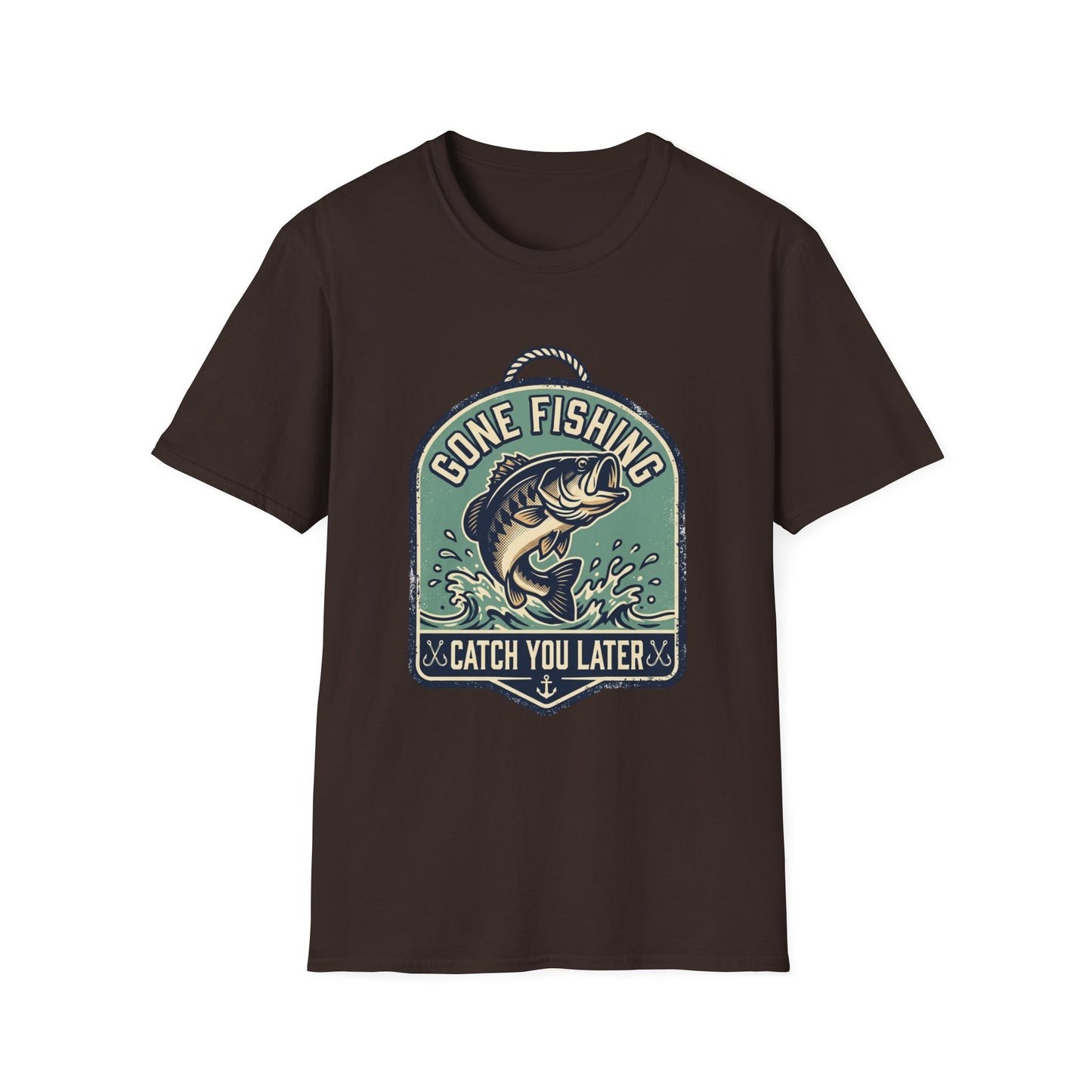 Gone Fishing T-Shirt – "Catch You Later" Bass Fishing Tee