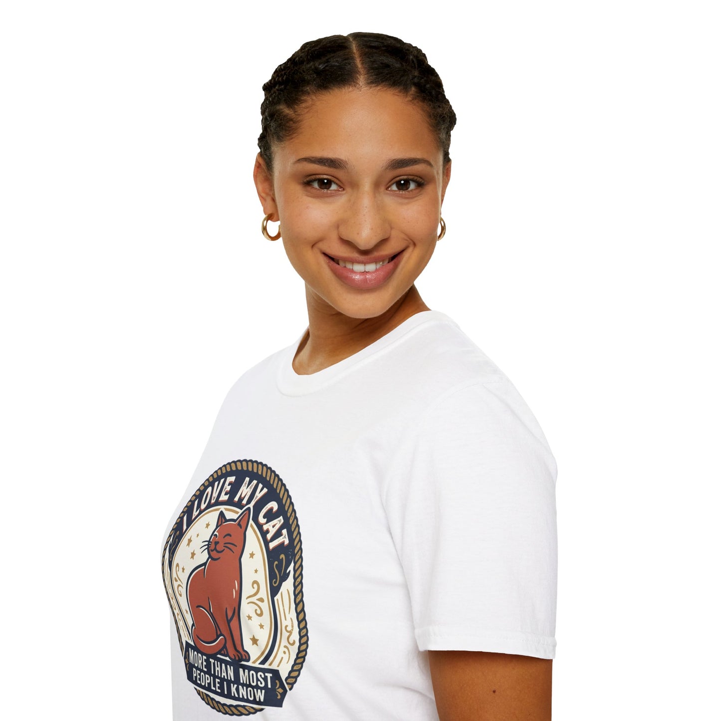 I Love My Cat T-Shirt — "I Love My Cat More Than Most People I Know" Cat Lover Tee