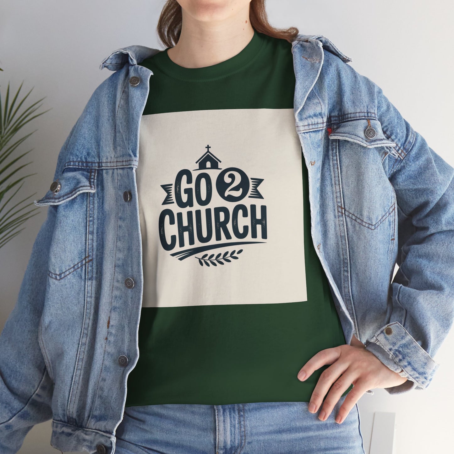 Go 2 Church T-Shirt — Faith-Based Gospel Tee