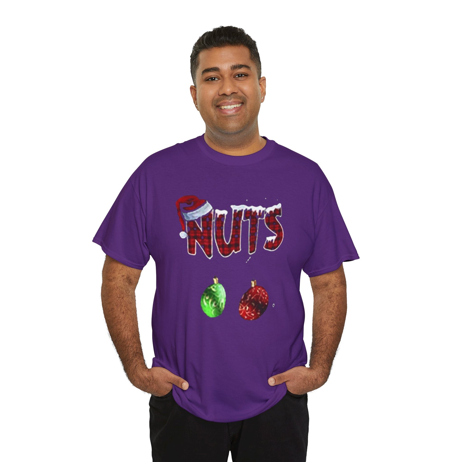Holiday 'Nuts' Tee — Funny Christmas Ornament Graphic T-Shirt Printify