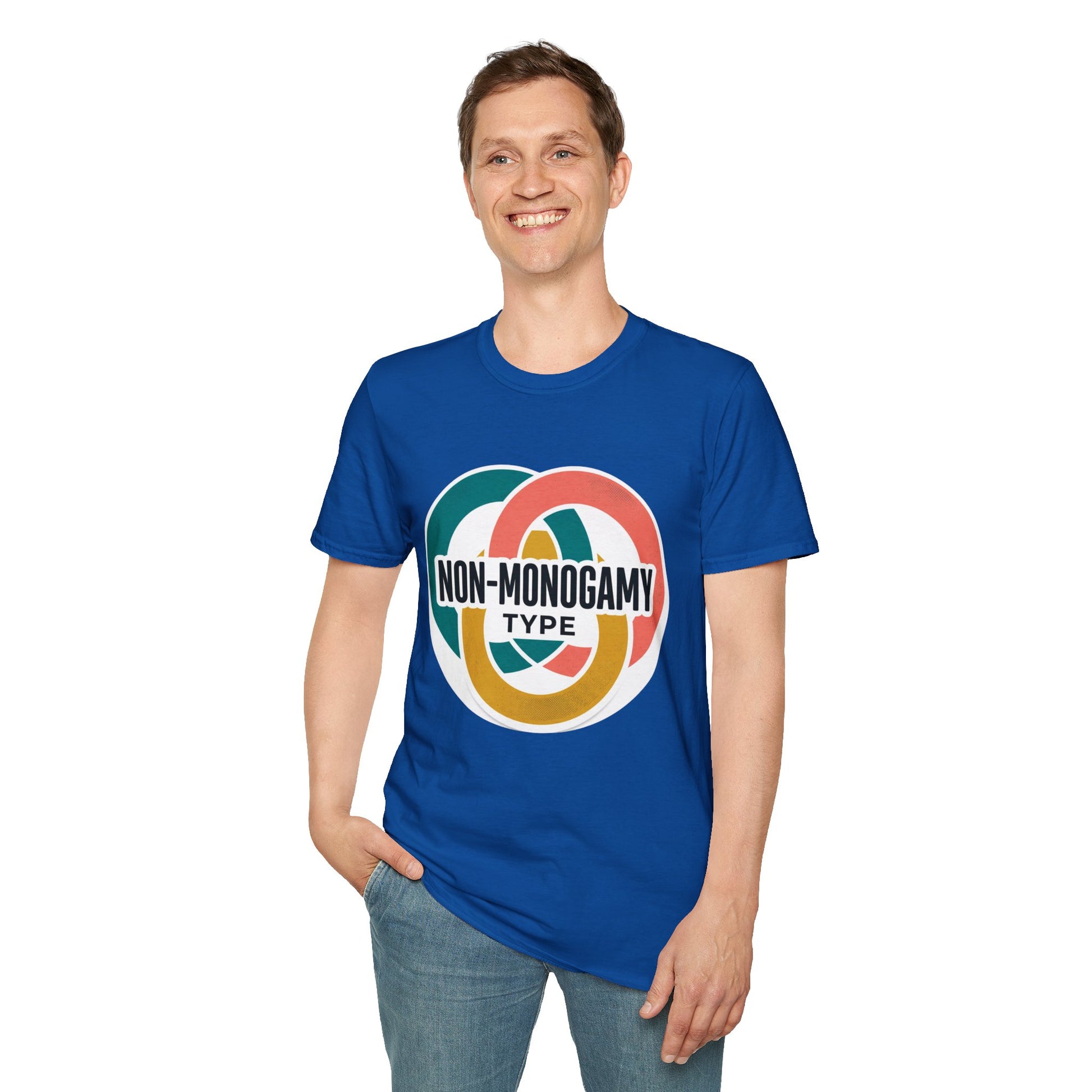 Non-Monogamy Type T-Shirt — Retro Polyamory Pride Tee Printify