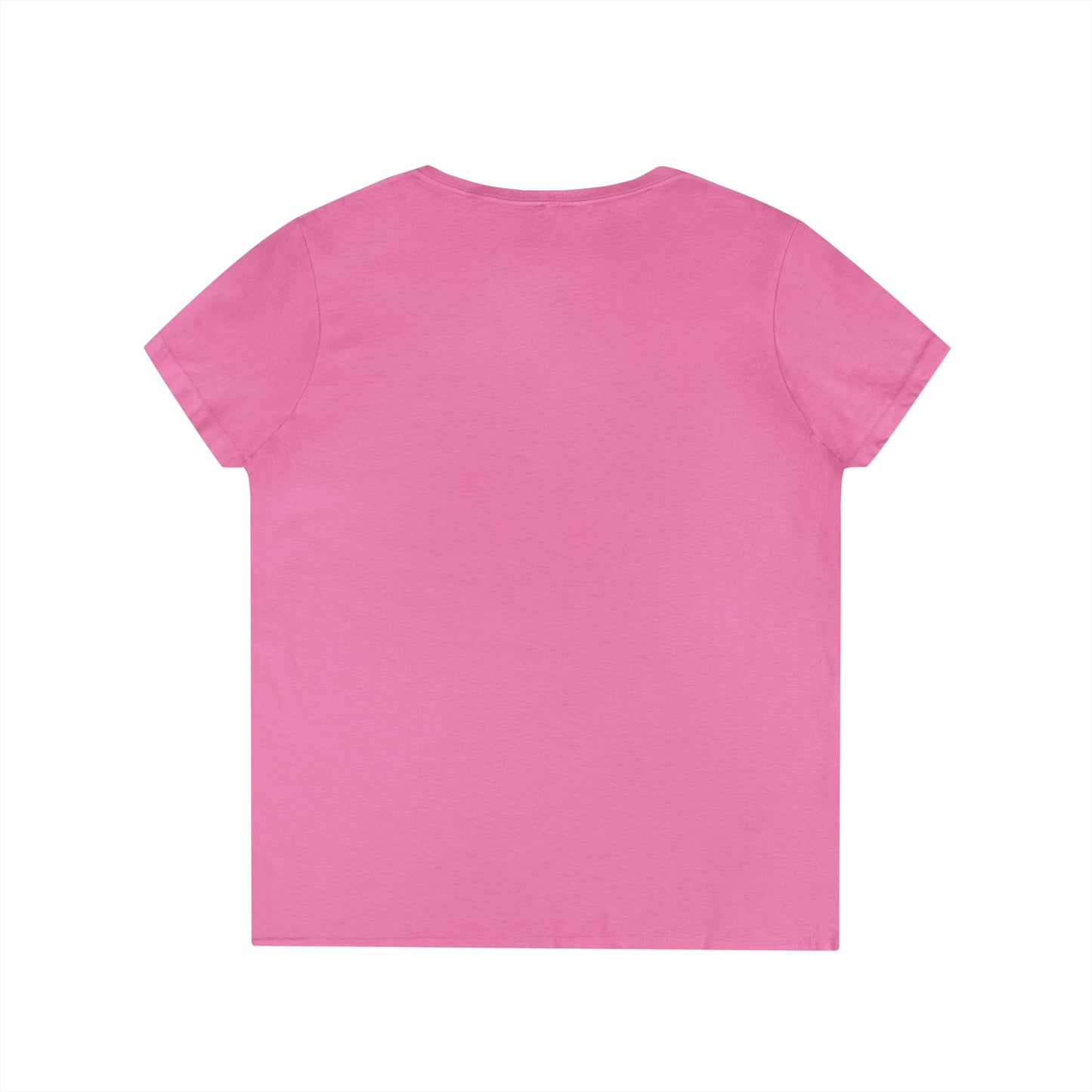 Ladies' V-Neck T-Shirt — "I Make My Own Money" Empowered Retro Worker Graphic Tee