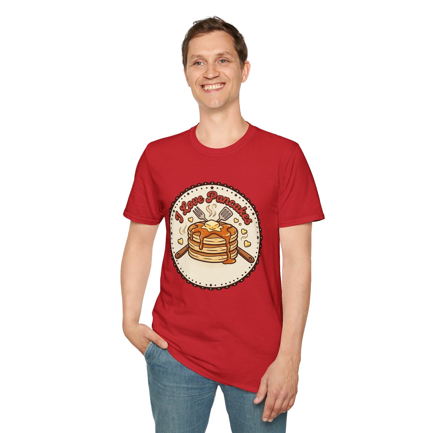 Pancake Love T-Shirt — Cute Stack of Pancakes Breakfast Tee
