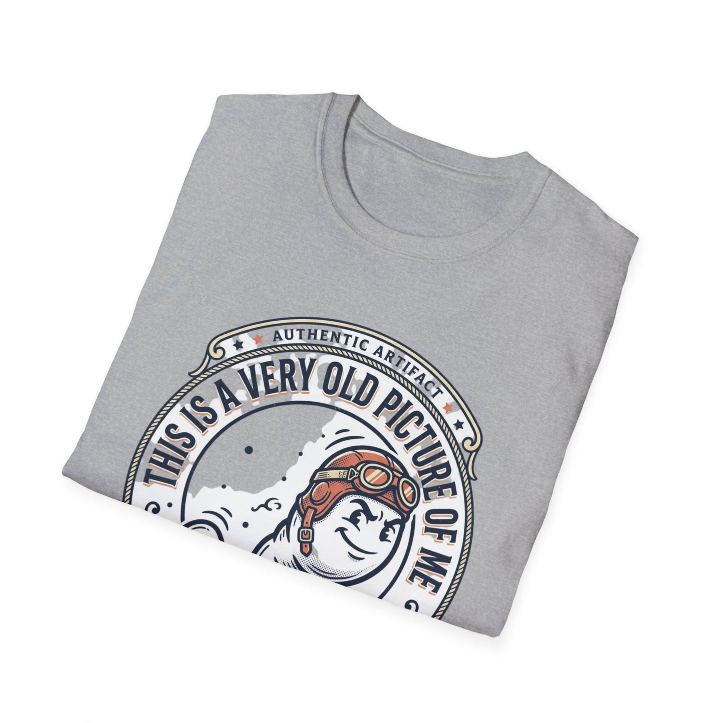 "This Is A Very Old Picture Of Me" Retro Marine Tee