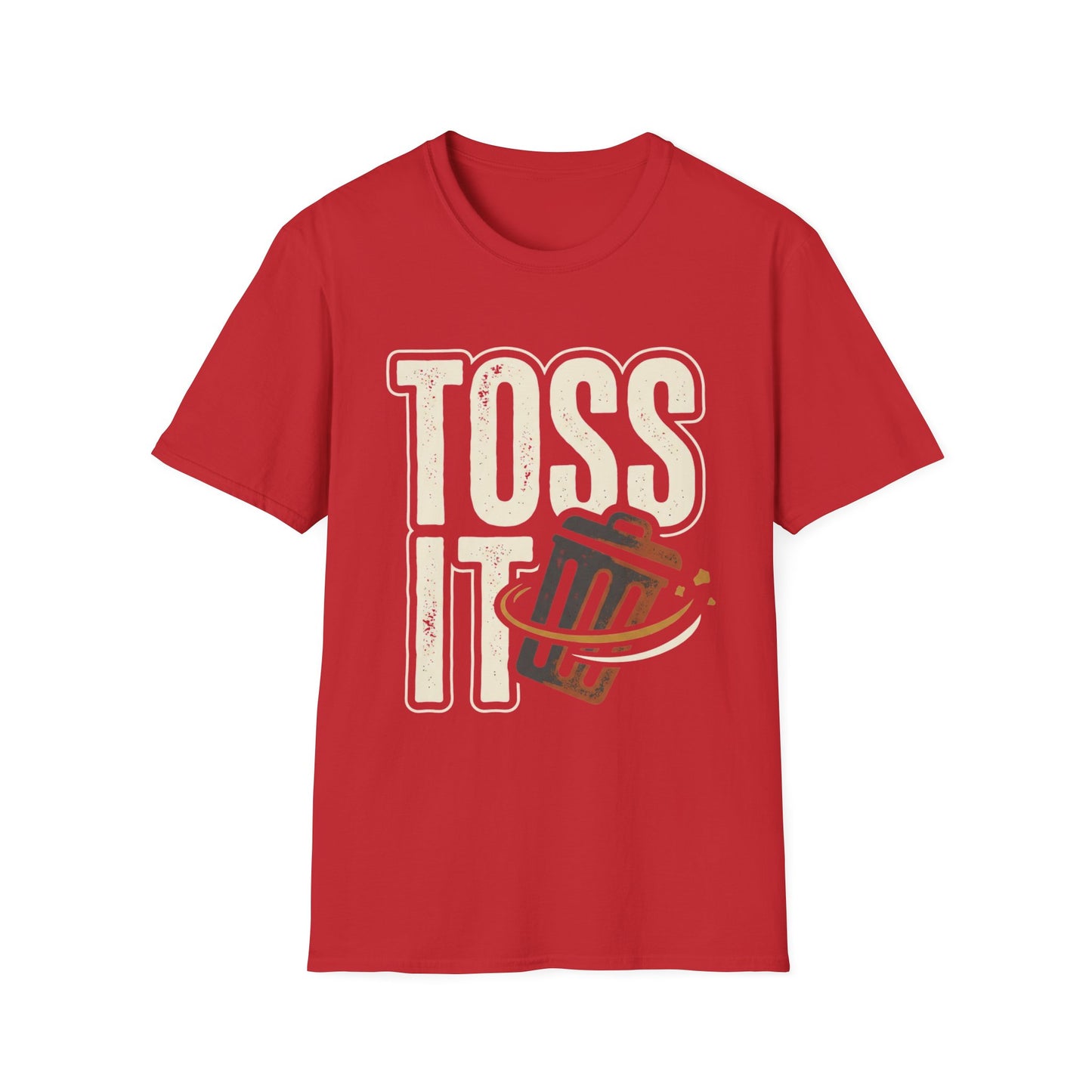 Toss It Graphic T‑Shirt — Casual Recycling / Trash Toss Tee