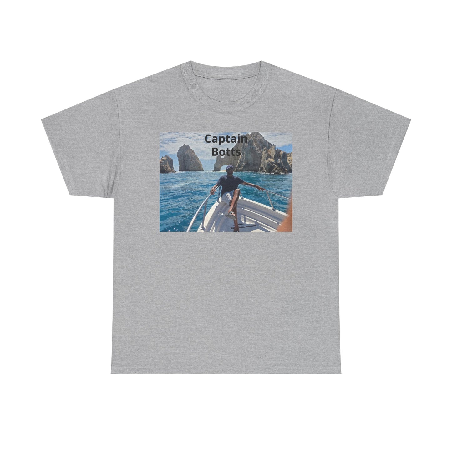 Larry T-Shirt — "Captain Botts" Boat Photo Graphic Tee | Nautical Vacation Crew Shirt