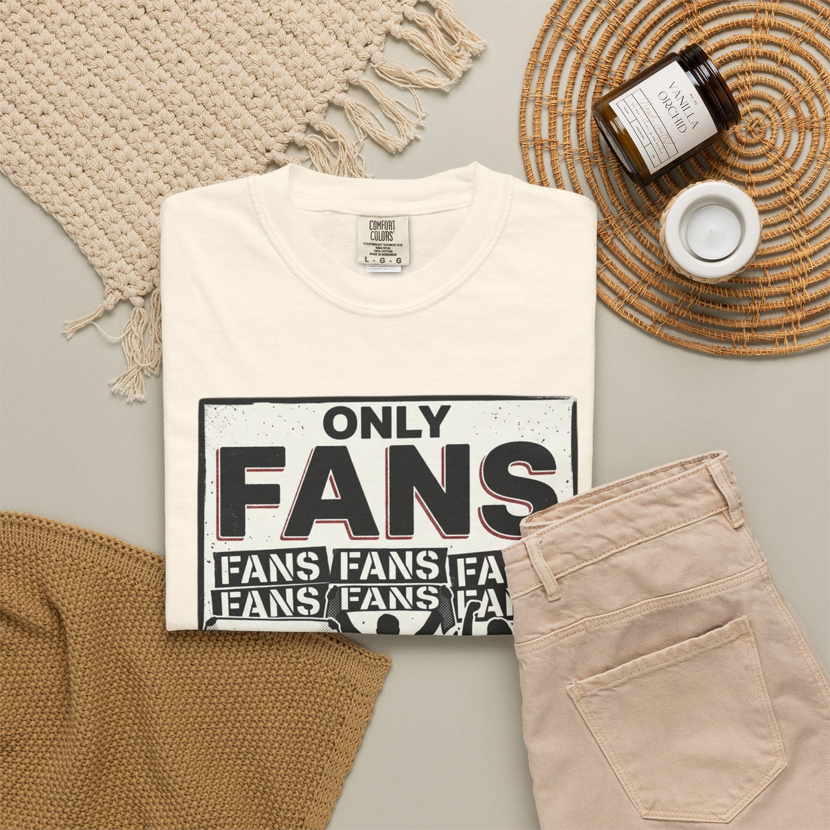 Only Fans Crowd Graphic T-Shirt — Vintage Sports Fan Tee