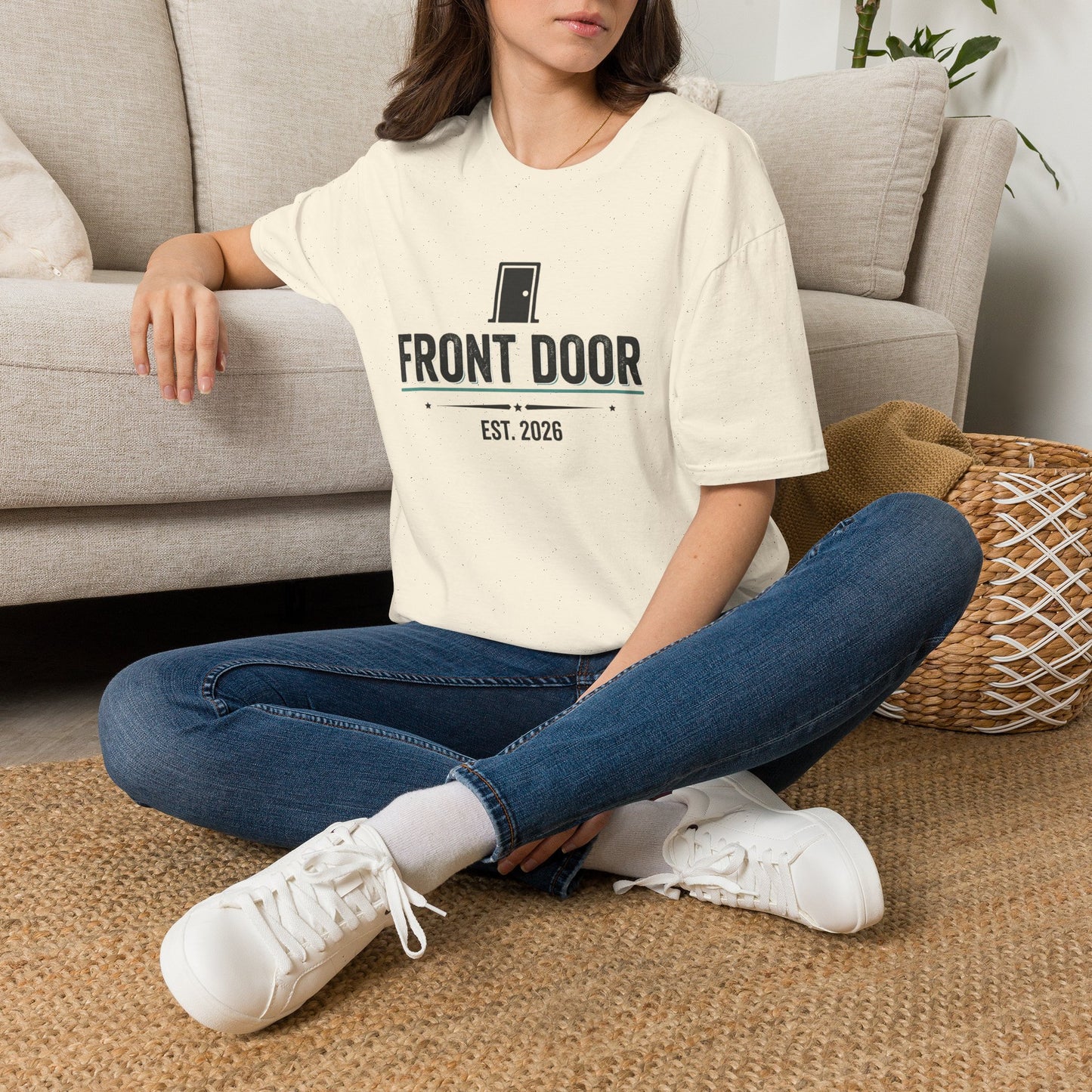 Front Door T‑Shirt – 'Front Door' Logo Tee (Est. 2026)