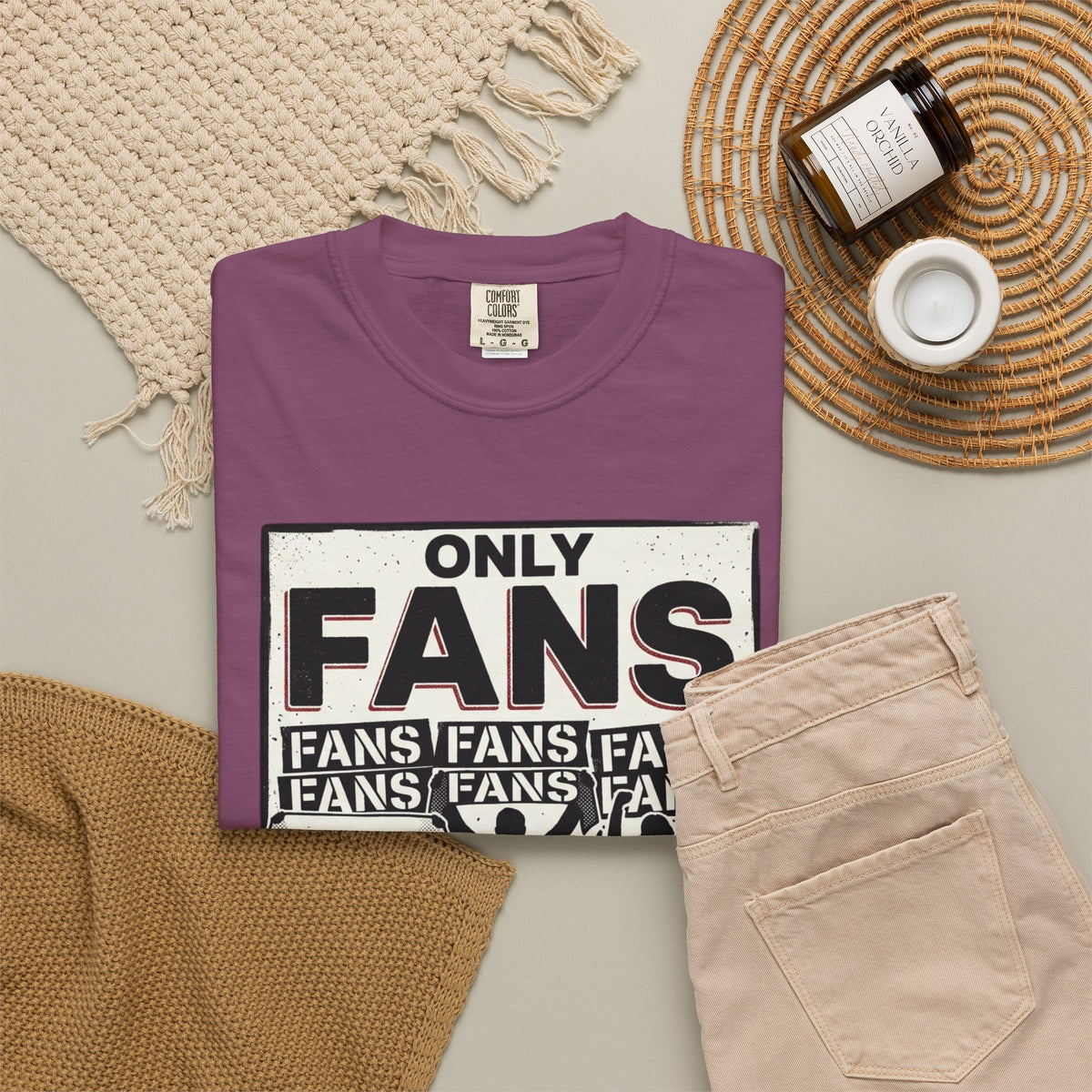 Only Fans Crowd Graphic T-Shirt — Vintage Sports Fan Tee