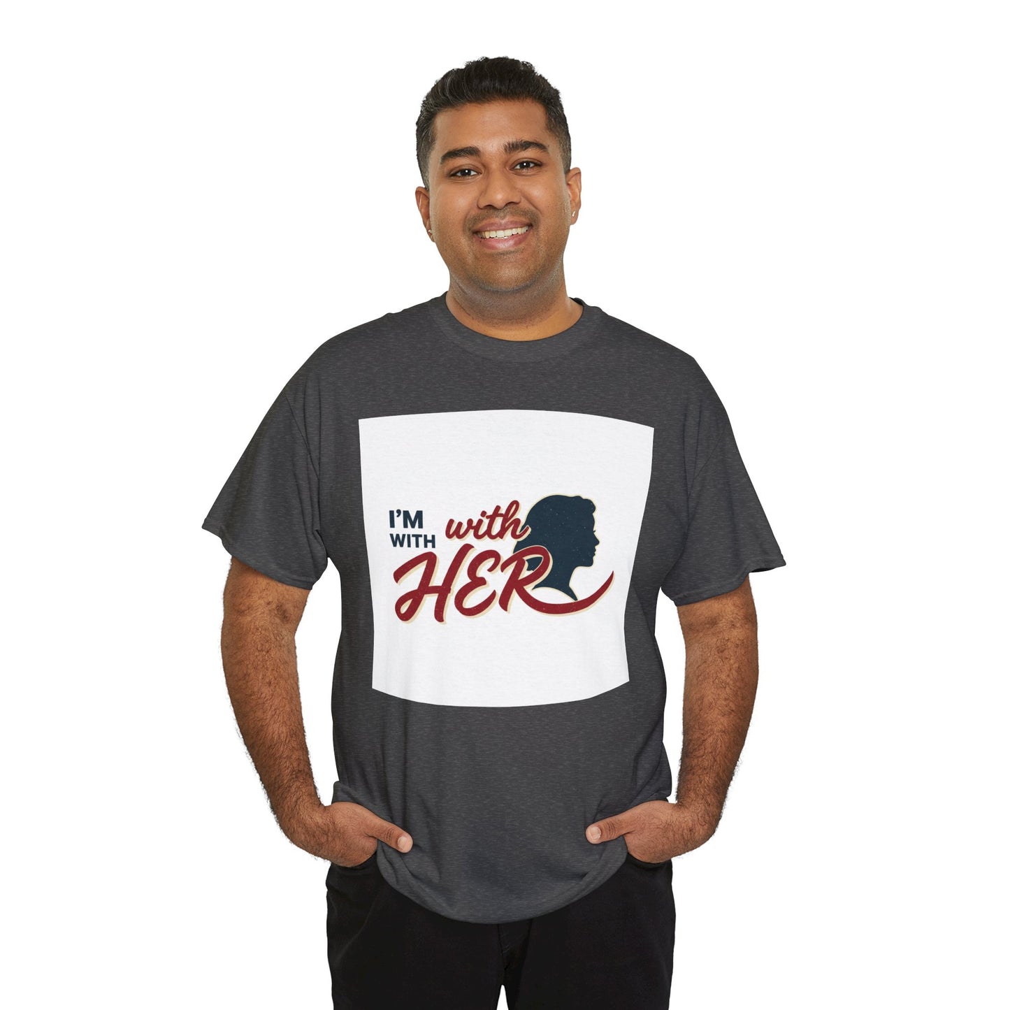 I'm With Her T-Shirt — Women's Rights / Feminist Silhouette Tee