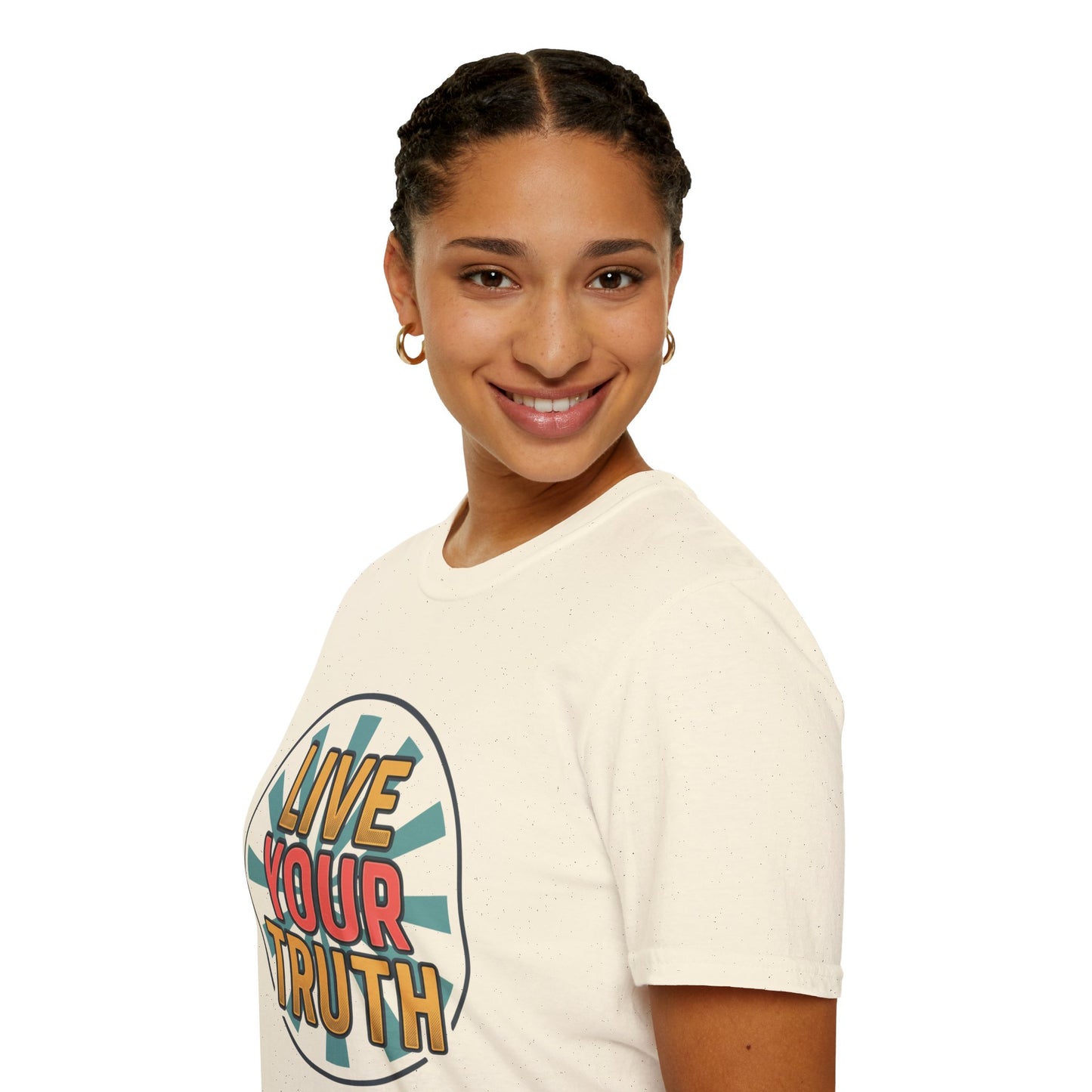 Live Your Truth T-Shirt — Retro Inspirational Graphic Tee