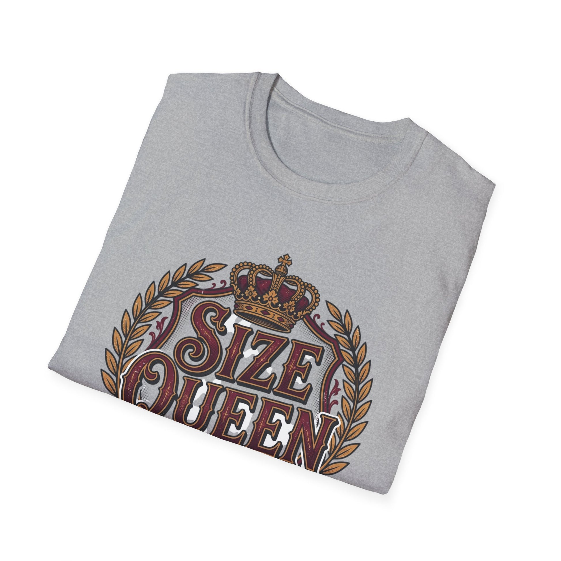 Size Queen T‑Shirt — Vintage Crown Graphic Tee Printify