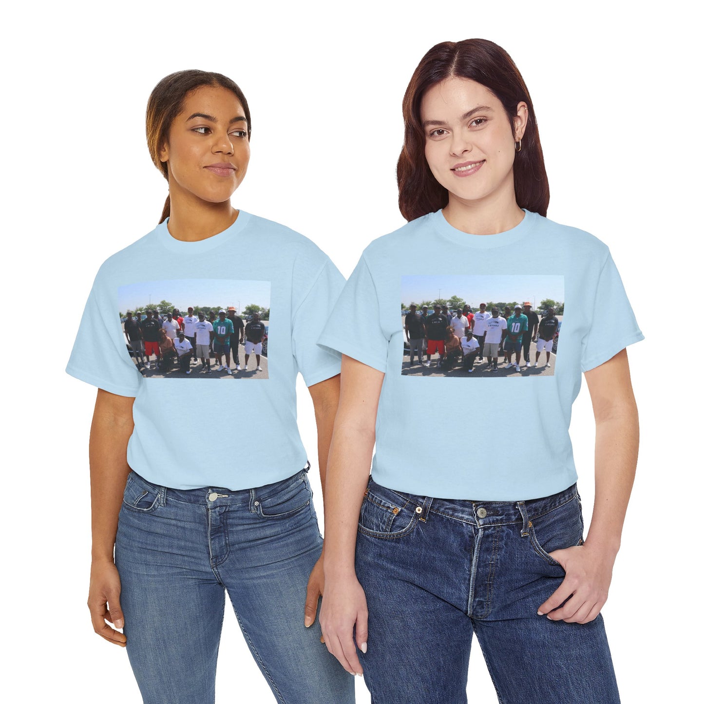 C-RYDERZ Group Photo Custom Tee — Personalized Reunion & Team Picture Shirt Printify