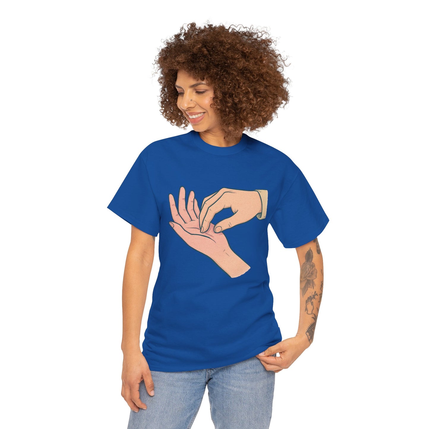 T-Shirt - Gentle Palm Reading Illustration Tee