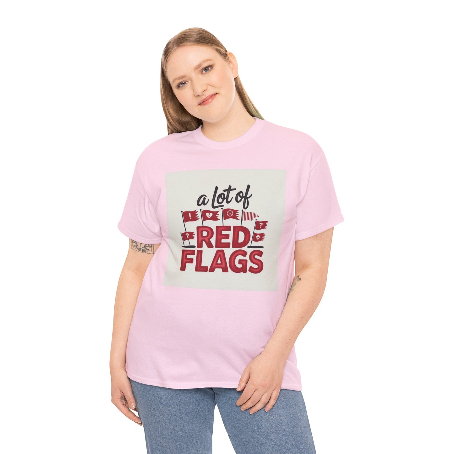 T-Shirt — “A Lot of Red Flags” Funny Relationship Humor Tee