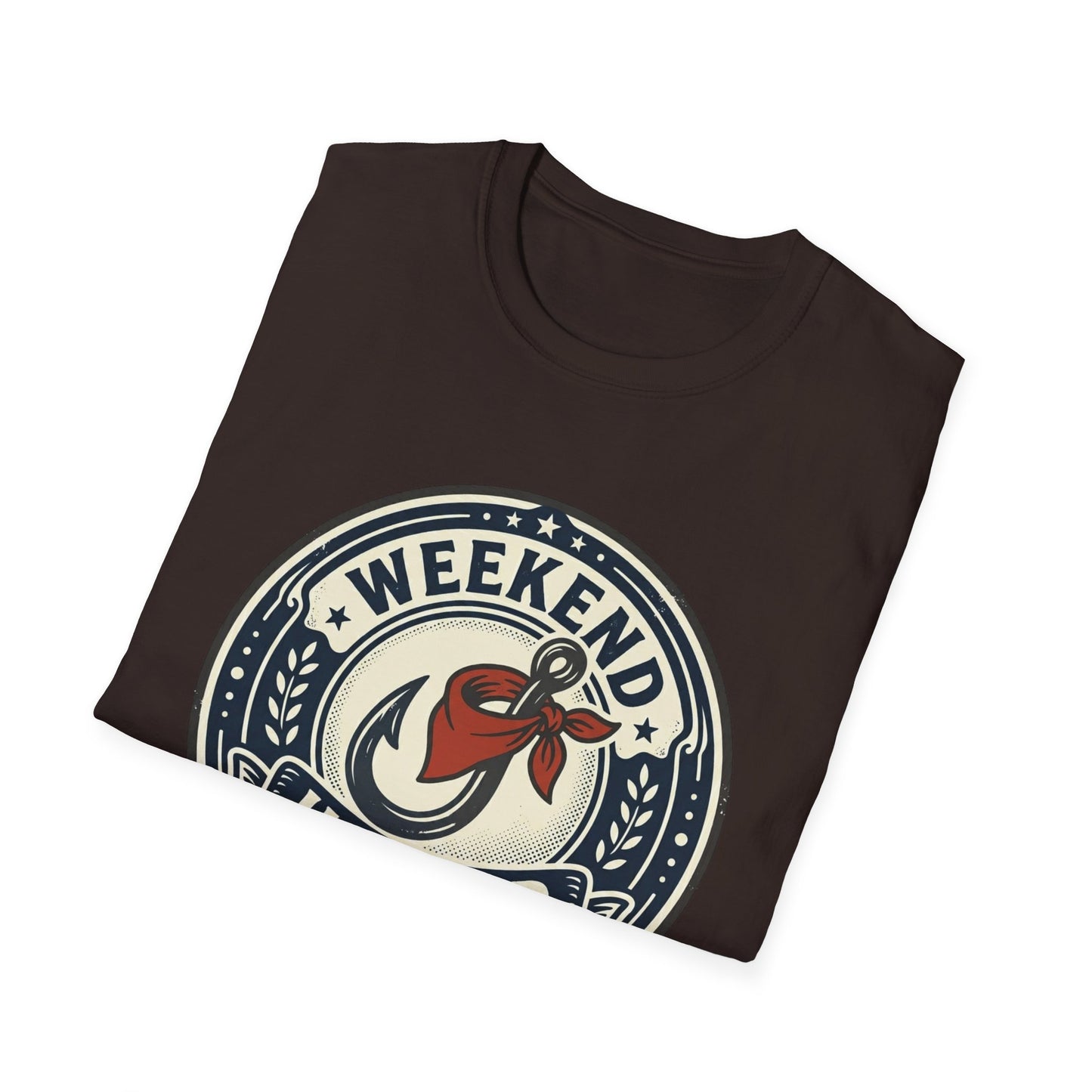 Weekend Hooker Fishing T-Shirt — Retro Angler Logo Tee