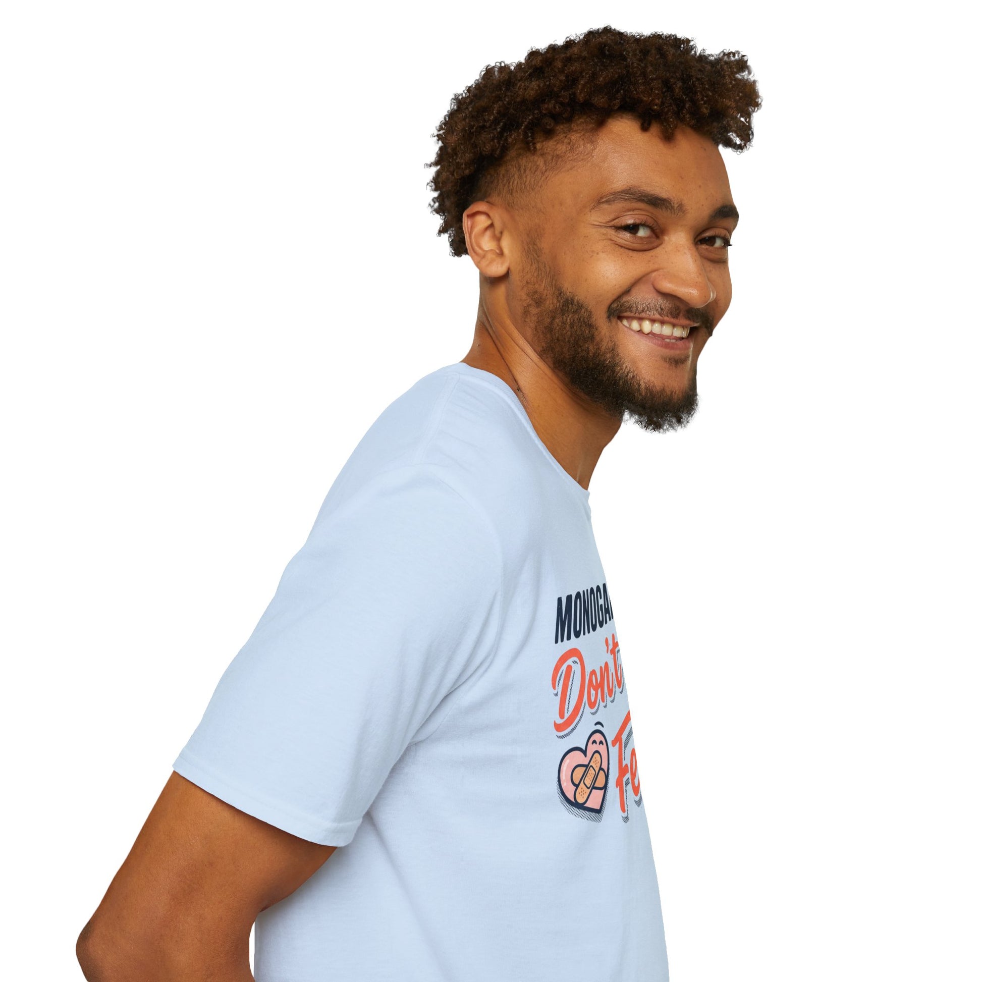 "Monogamy Type: Don't Hurt My Feelings" Graphic Tee Printify
