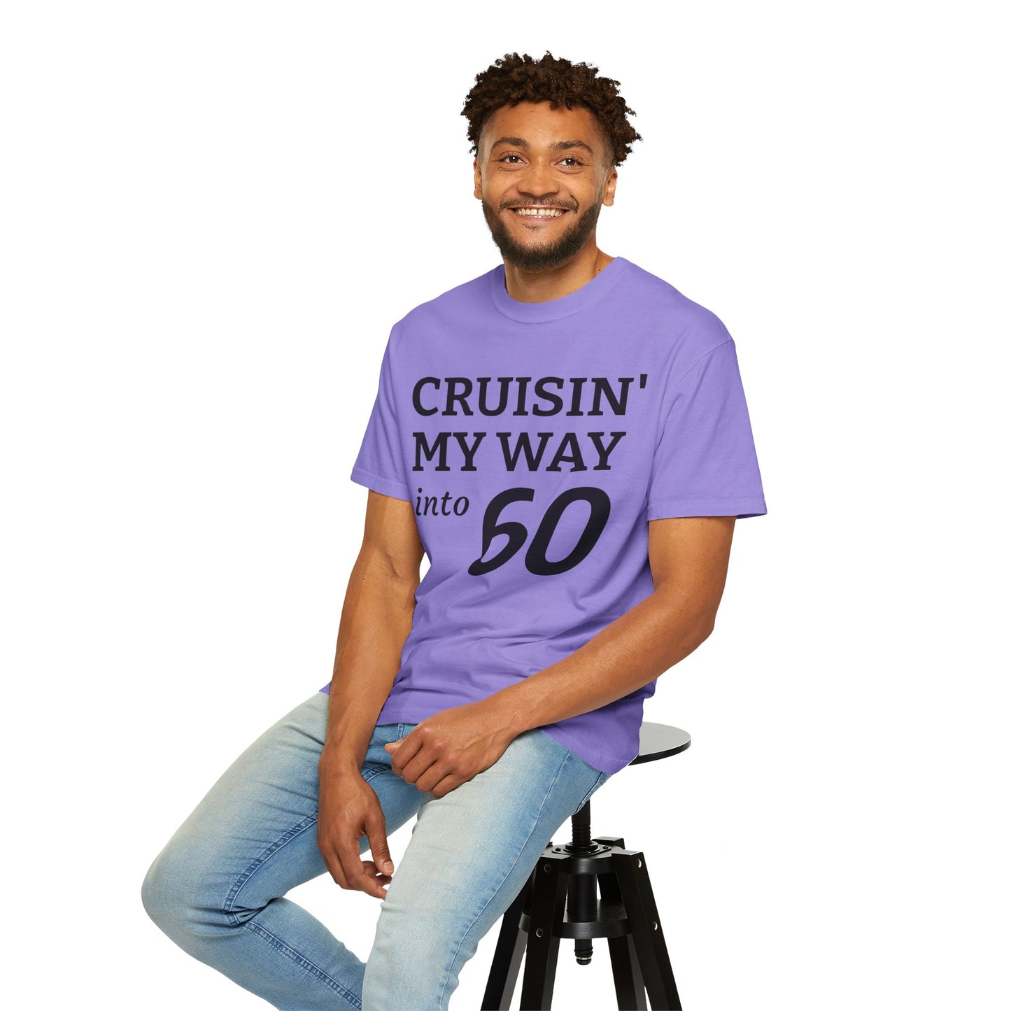 Cruisin' My Way Into 60 T-Shirt — 60th Birthday Tee