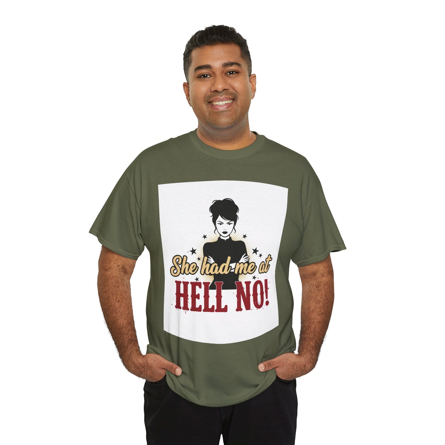 She Had Me At Hell No! Tee – Sassy Retro Graphic T-Shirt