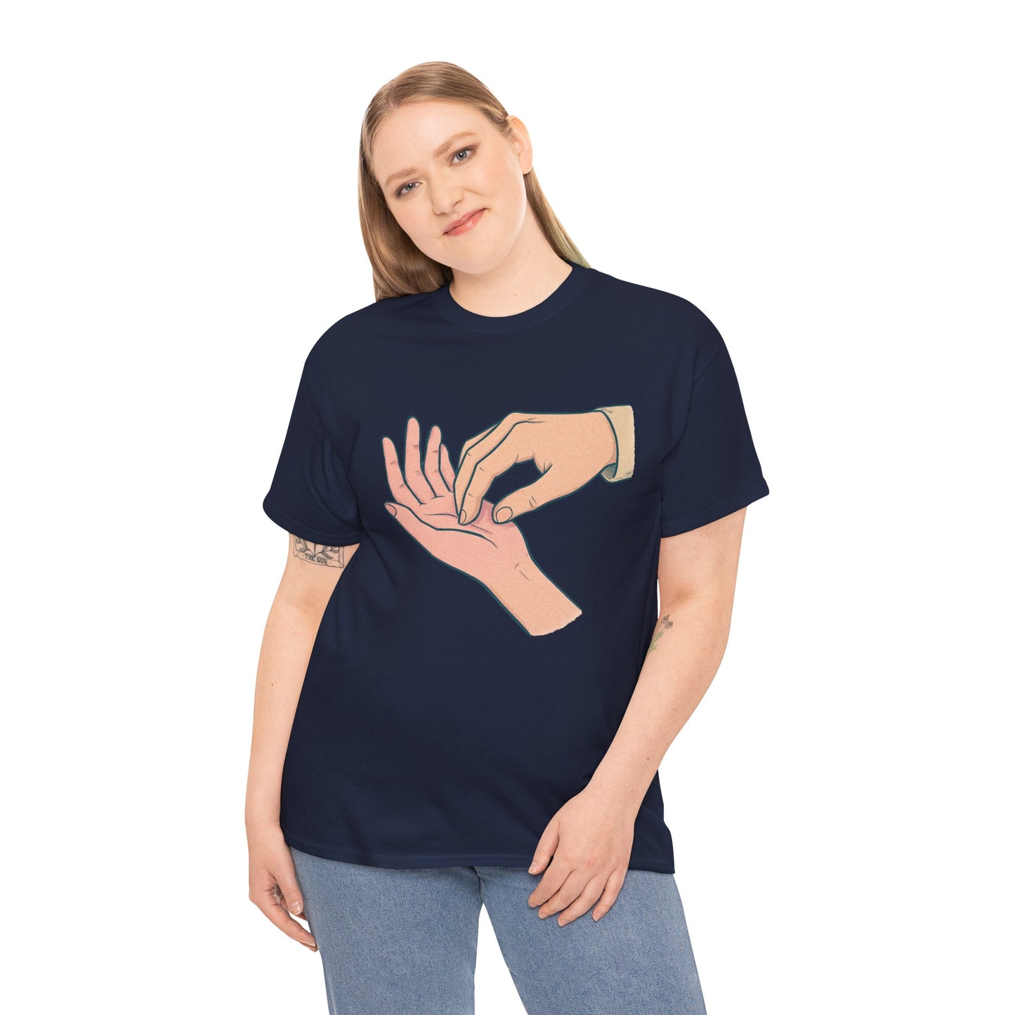 T-Shirt - Gentle Palm Reading Illustration Tee