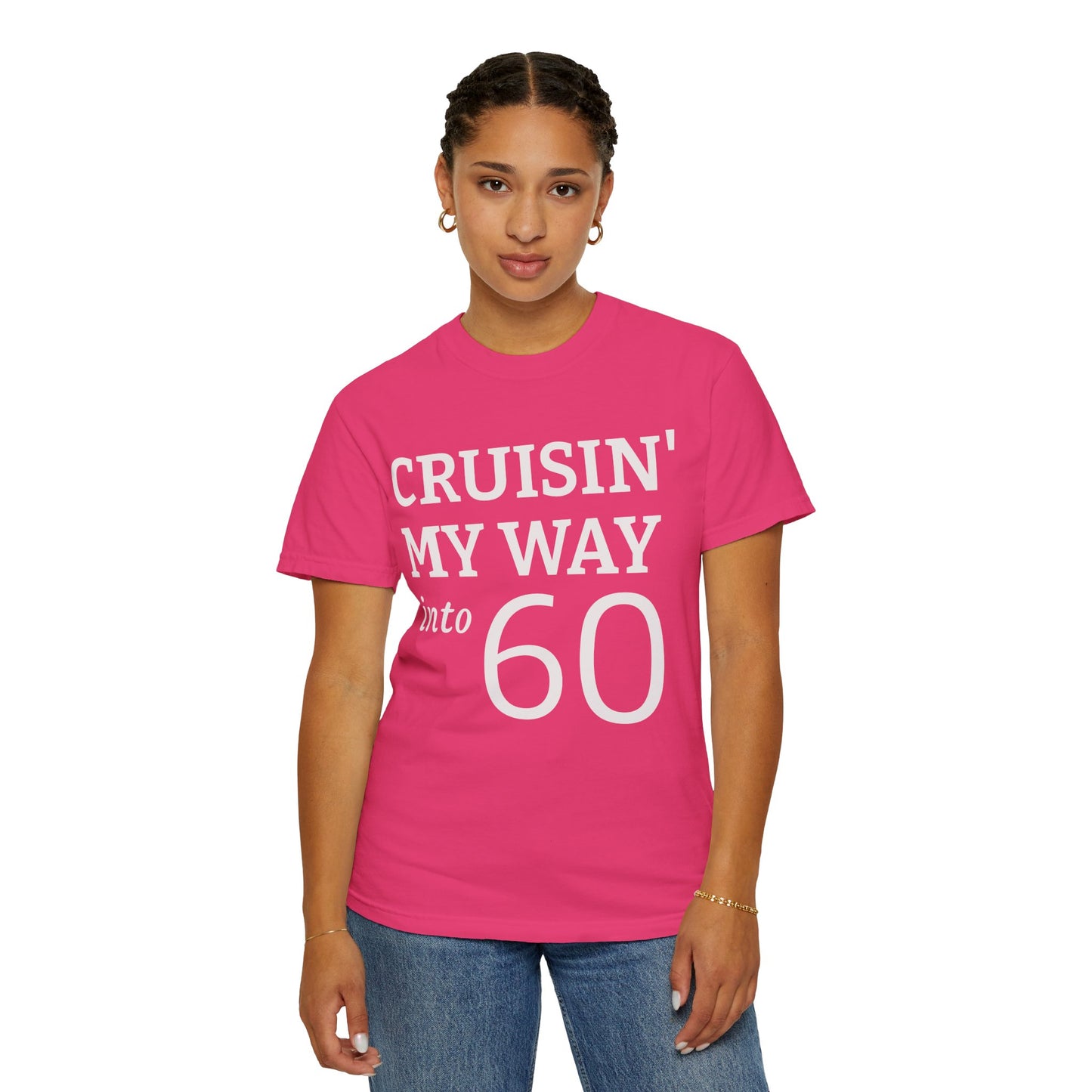 Cruisin' My Way Into 60 T-Shirt — 60th Birthday Tee