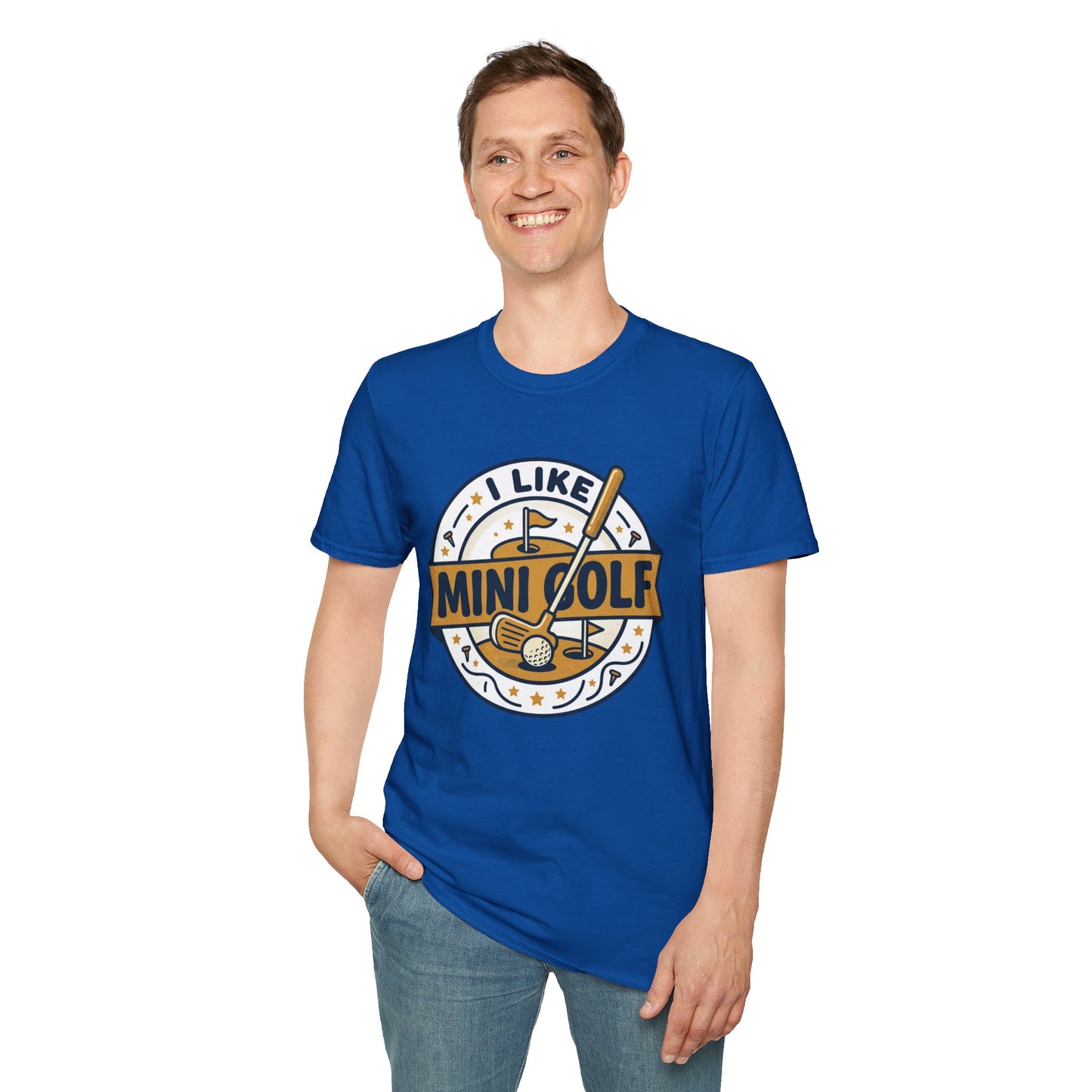 I Like Mini Golf T-Shirt — Retro Mini-Golf Graphic Tee for Fans & Players