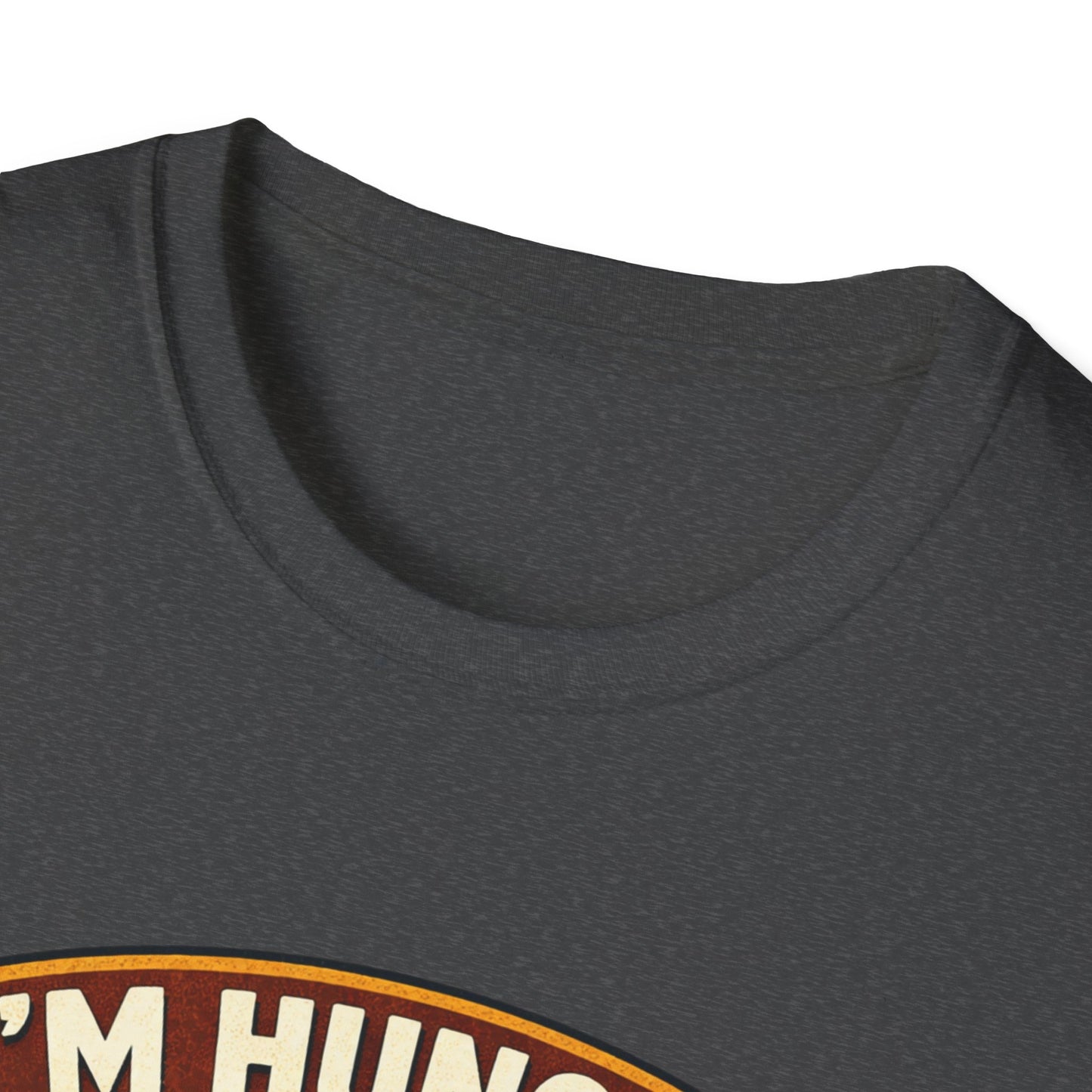 I'm Hungry Burger Graphic T-Shirt — "Do You Feel Buying Me Some Food?" Funny Foodie Tee