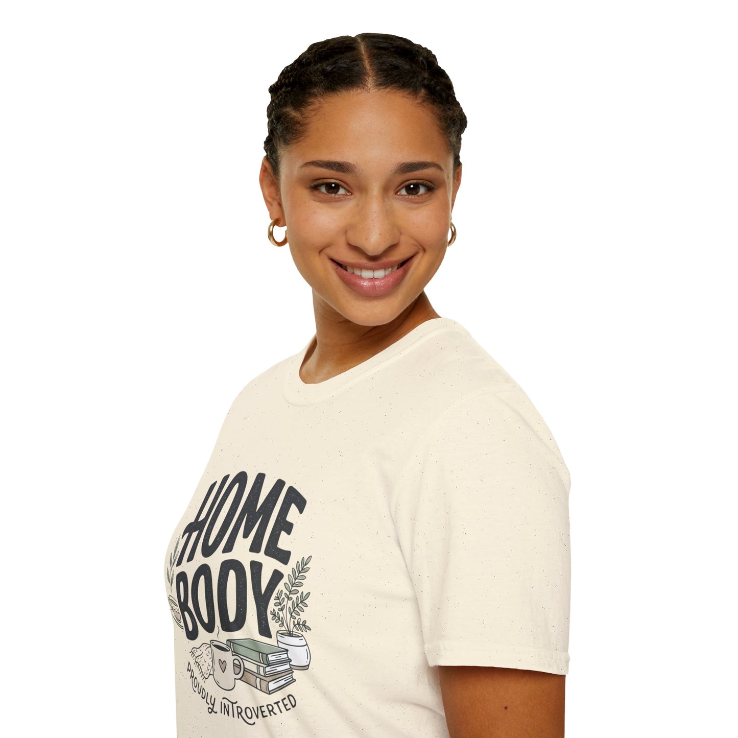 Homebody T-Shirt — 'Homebody Proudly Introverted' Cozy Graphic Tee