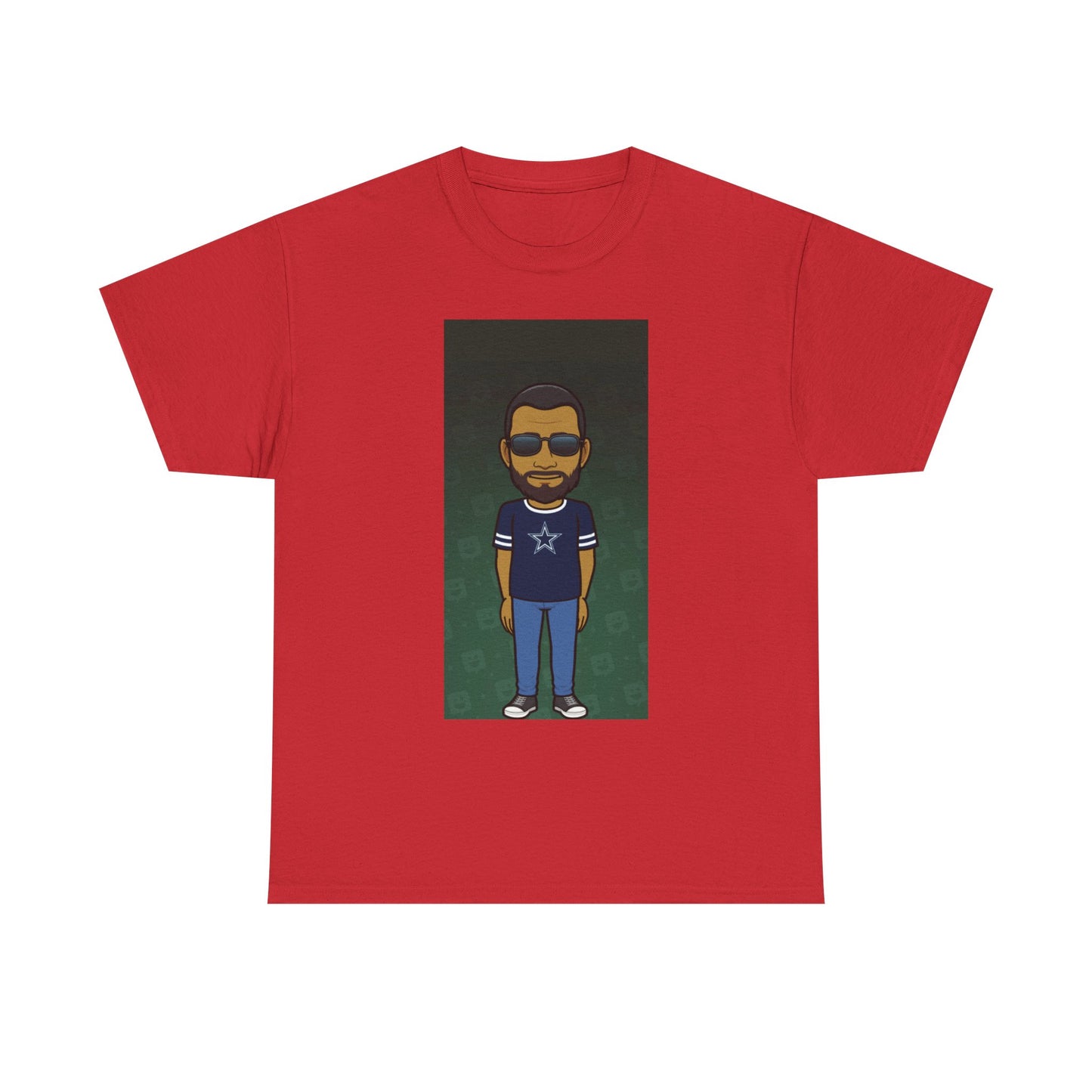 Cartoon Guy Graphic Tee — Personalized Avatar Shirt Printify