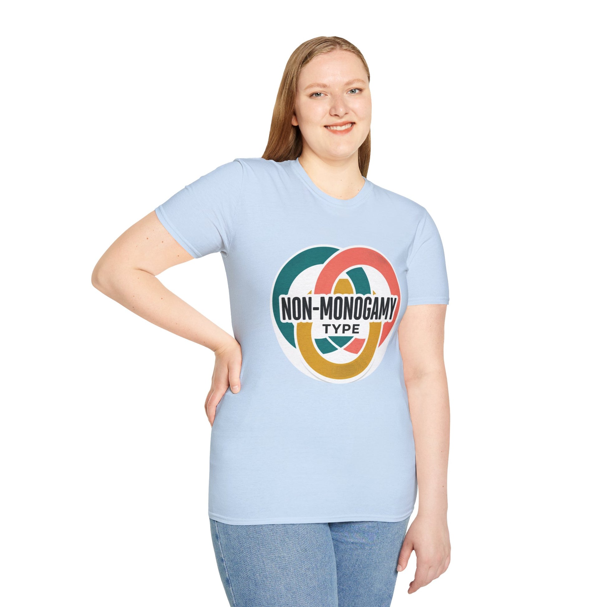 Non-Monogamy Type T-Shirt — Retro Polyamory Pride Tee Printify