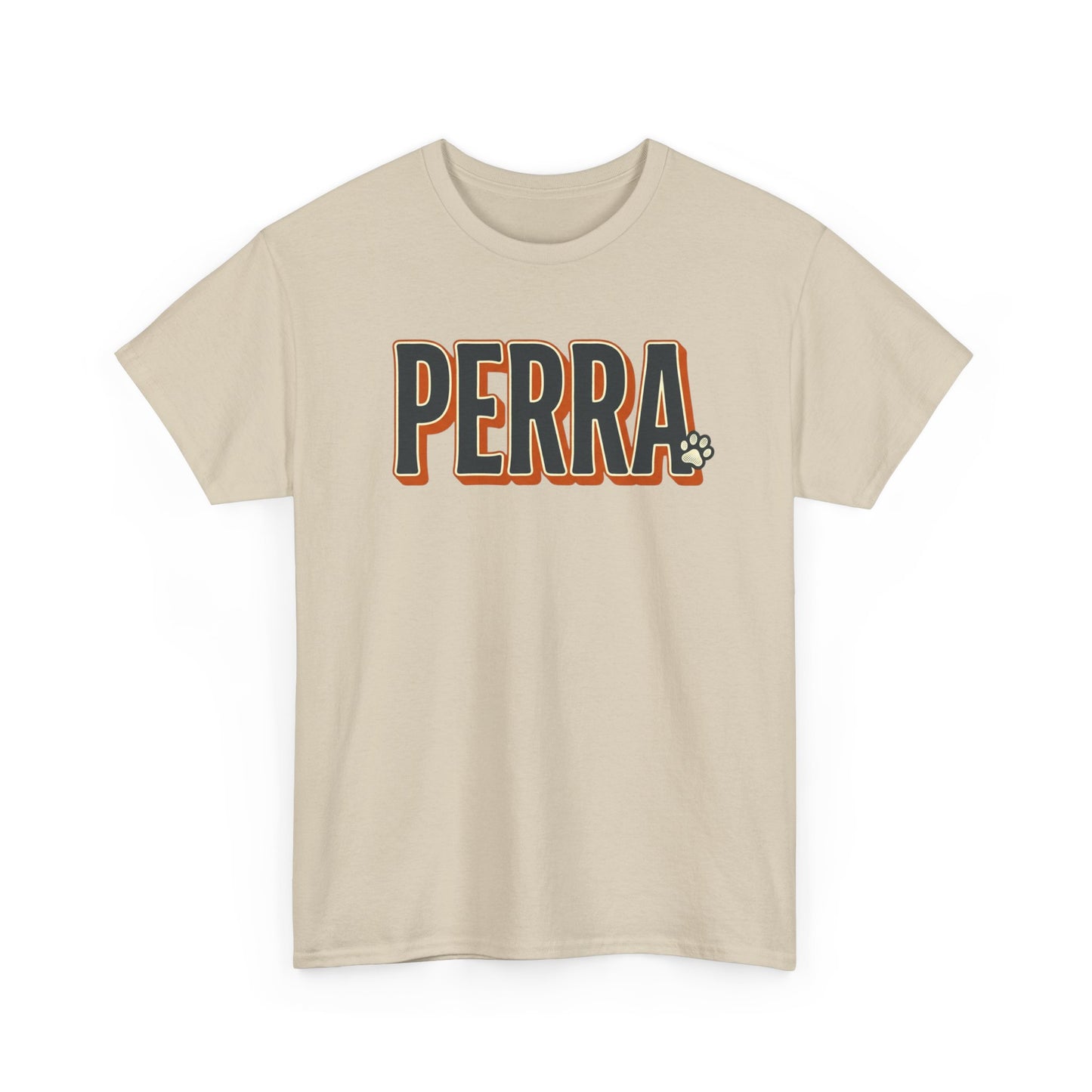 Perra Graphic Tee – Bold Retro Lettering T-Shirt