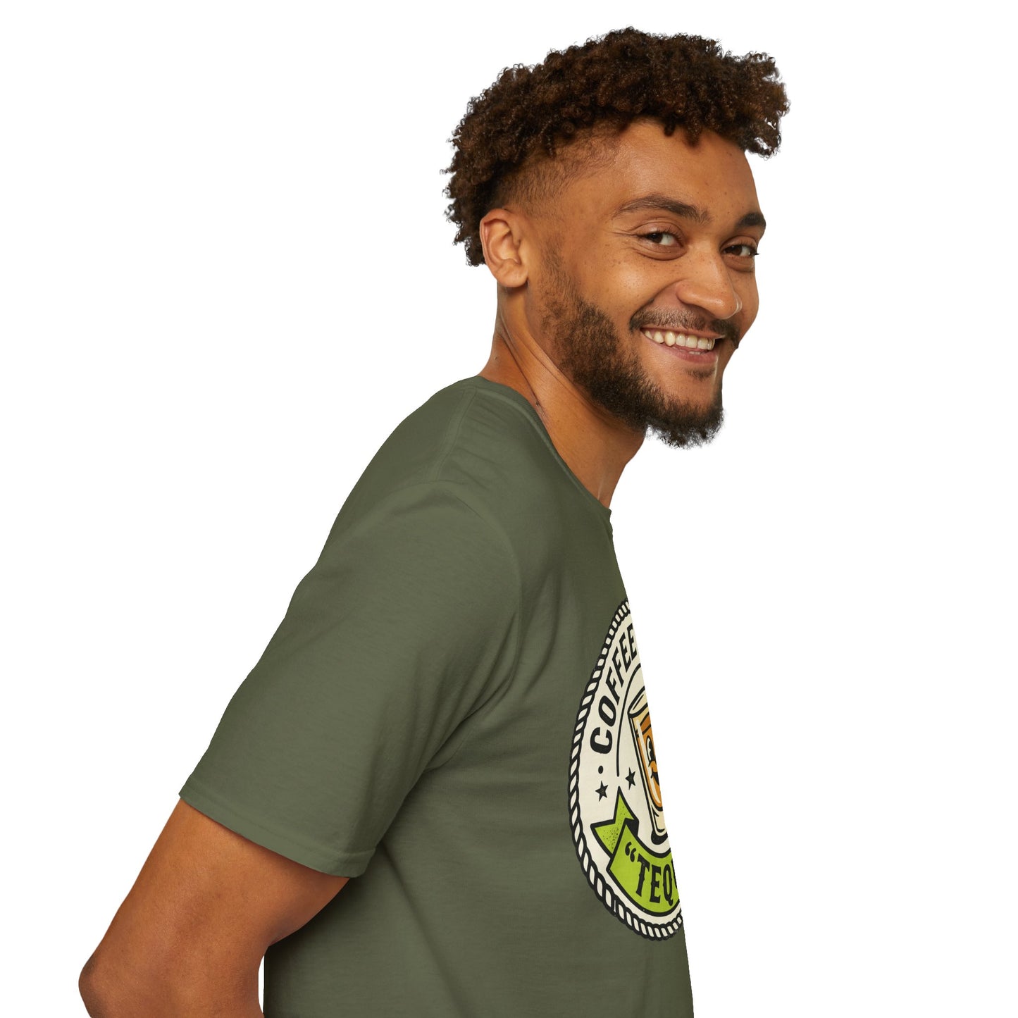 Coffee? Nah, Tequila! T-Shirt – Funny Shot Glass Graphic Tee for Party Lovers
