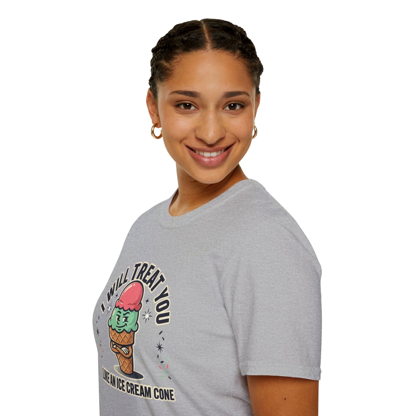 I Will Treat You Like An Ice Cream Cone T-Shirt — Cute Ice Cream Graphic Tee