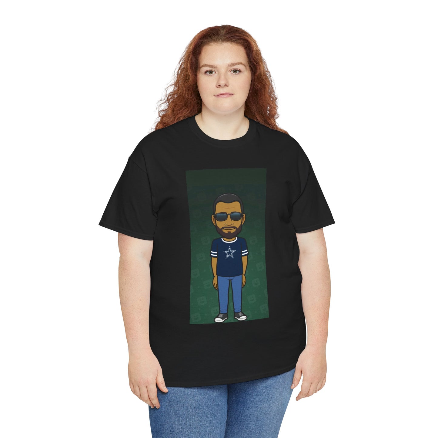 Cartoon Guy Graphic Tee — Personalized Avatar Shirt Printify