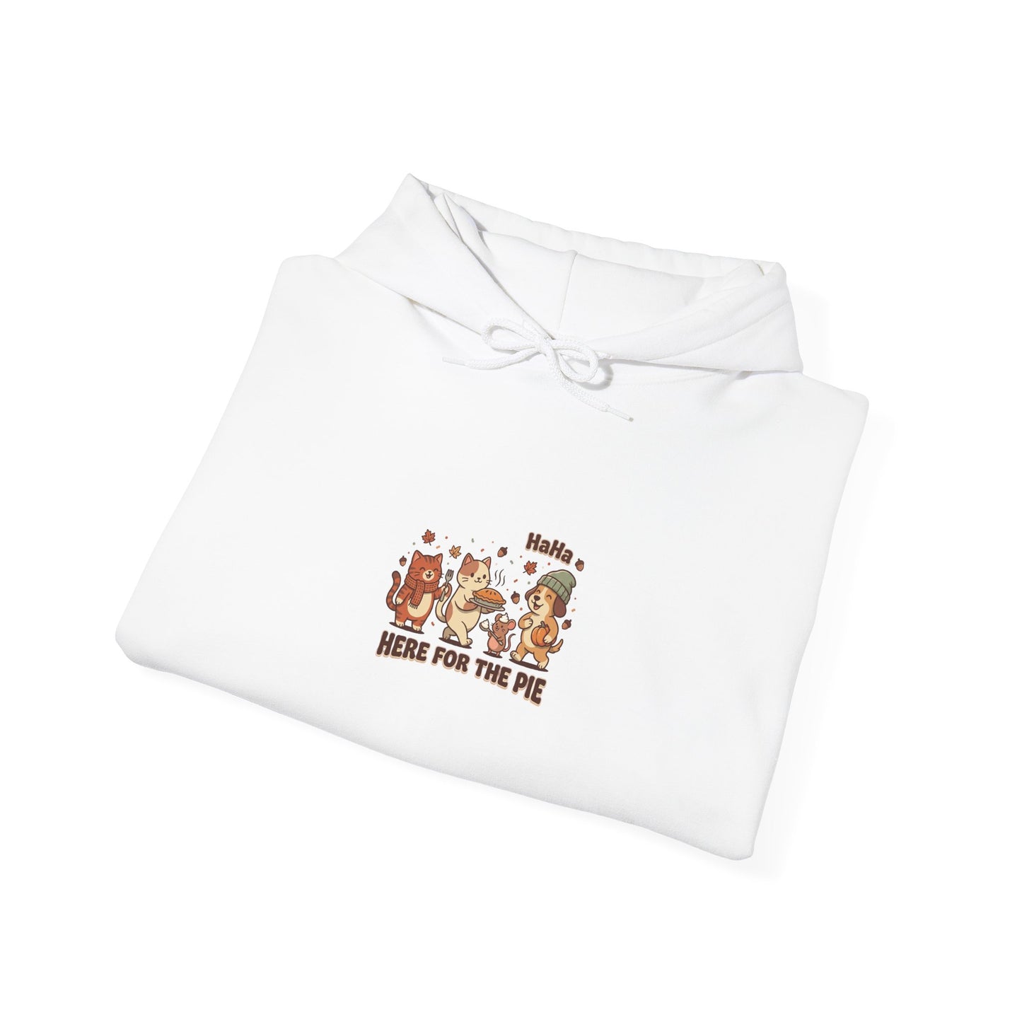 Thanksgiving Turkey Pie Graphic Hoodie | Fall Harvest Friendsgiving Sweatshirt