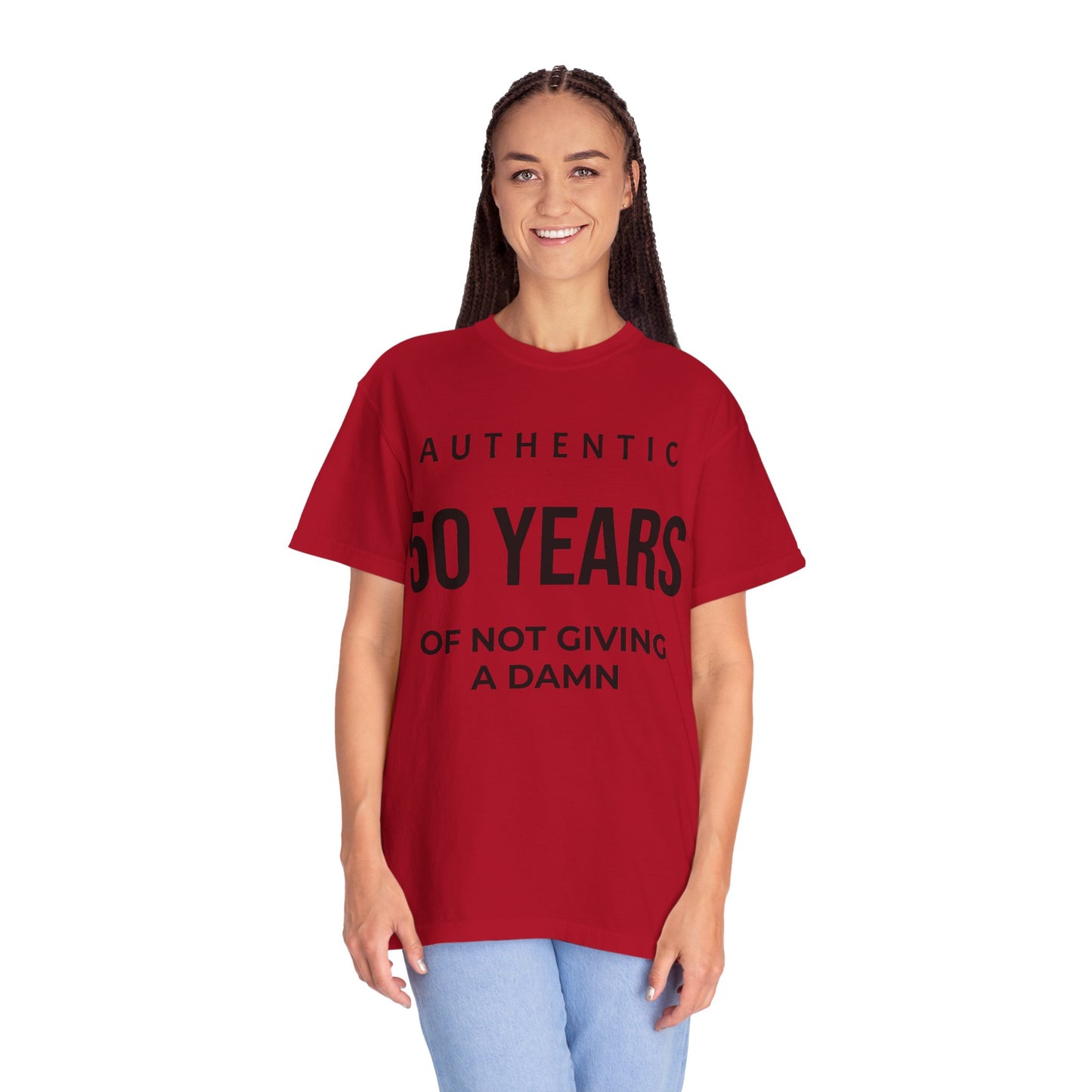 50 Years of Not Giving a Damn T-Shirt — Funny 50th Birthday Tee