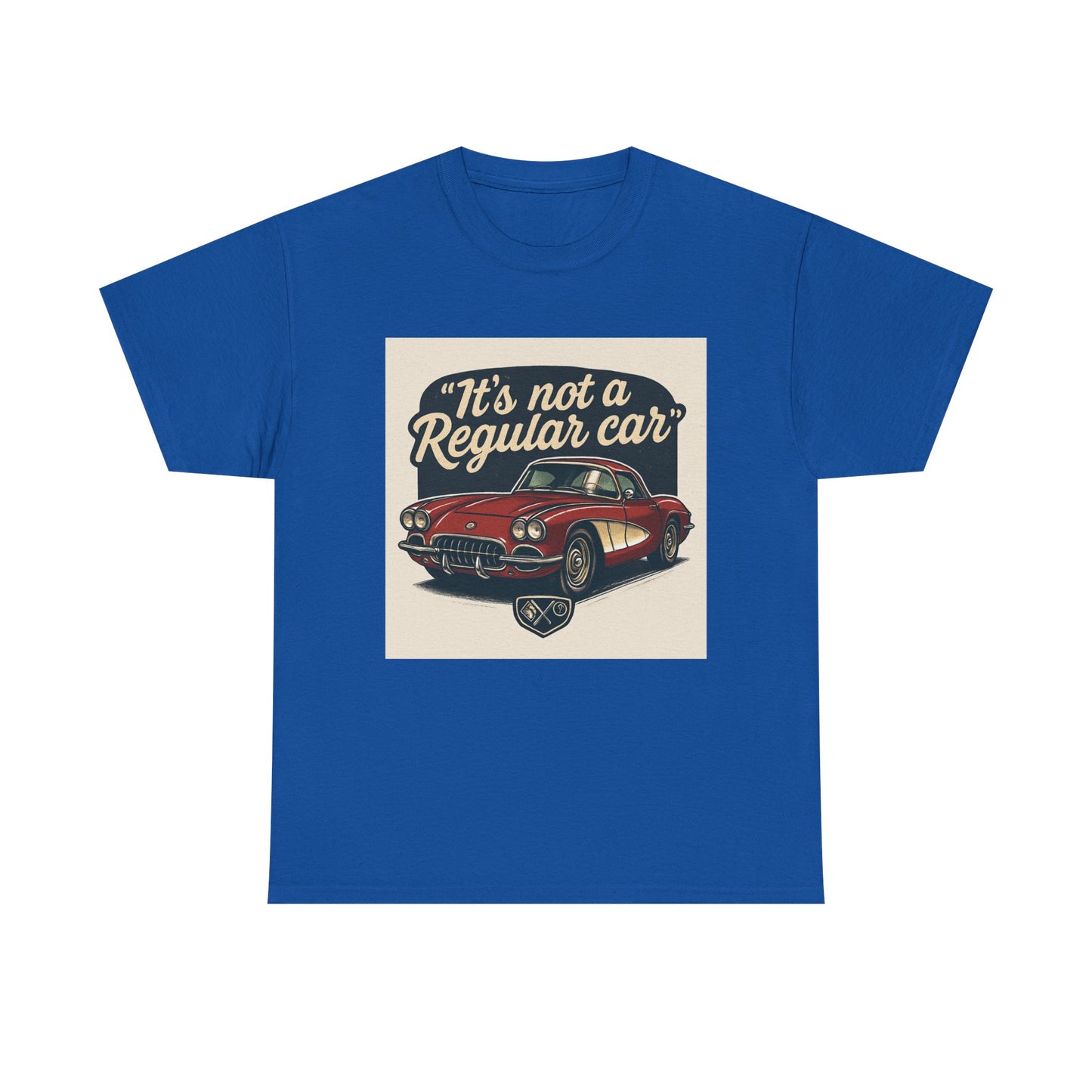 Classic Car Tee — "It's Not a Regular Car" Vintage Muscle Car Shirt Printify