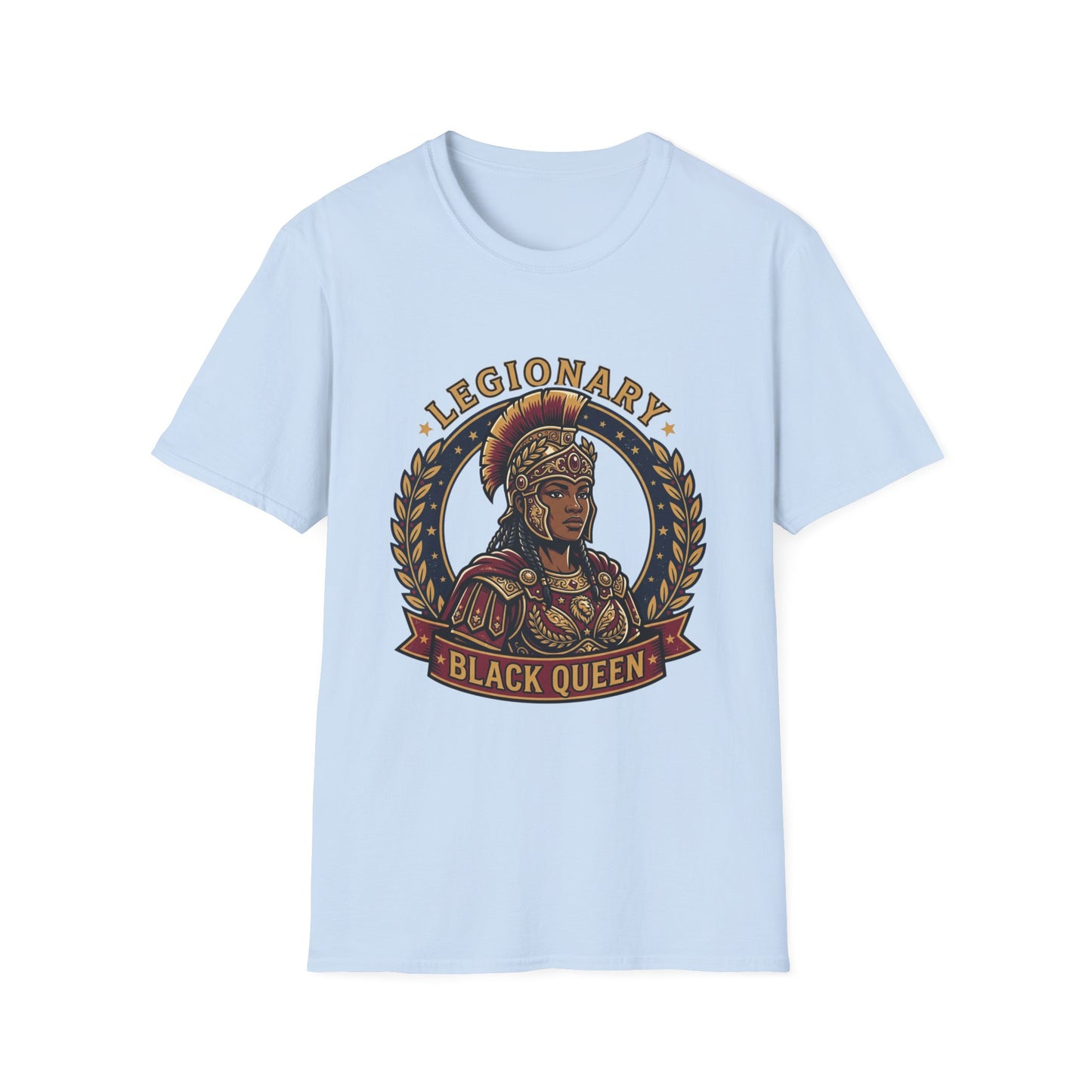 Legionary Black Queen T-Shirt — Empowering Afrocentric Warrior Tee