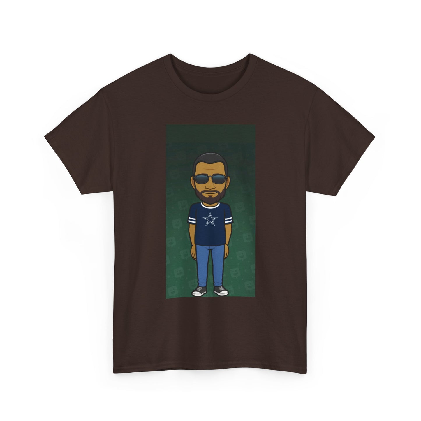 Cartoon Guy Graphic Tee — Personalized Avatar Shirt Printify