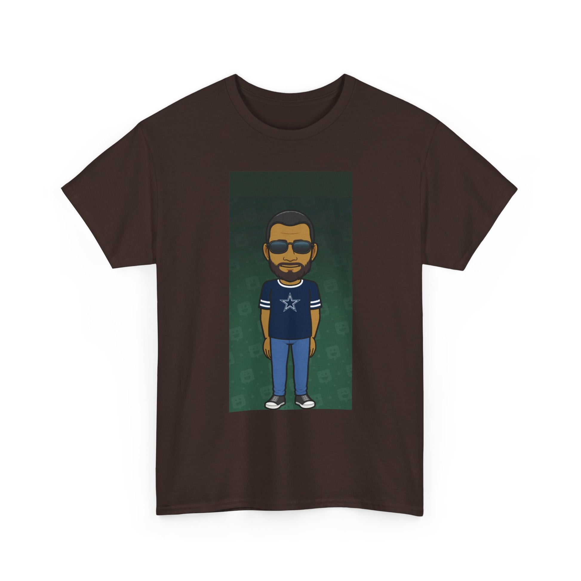 Cartoon Guy Graphic Tee — Personalized Avatar Shirt Printify