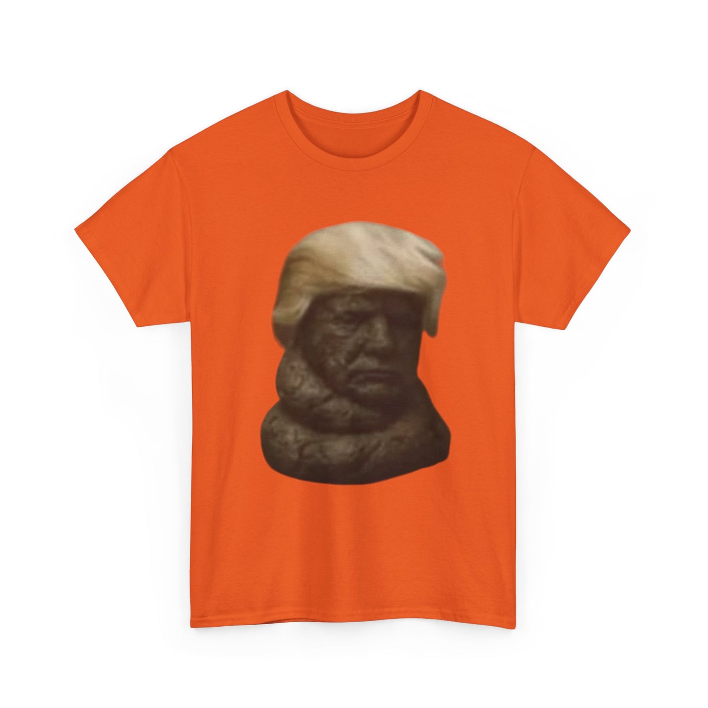 Graphic Tee — Bronze Bust Illustration T‑Shirt