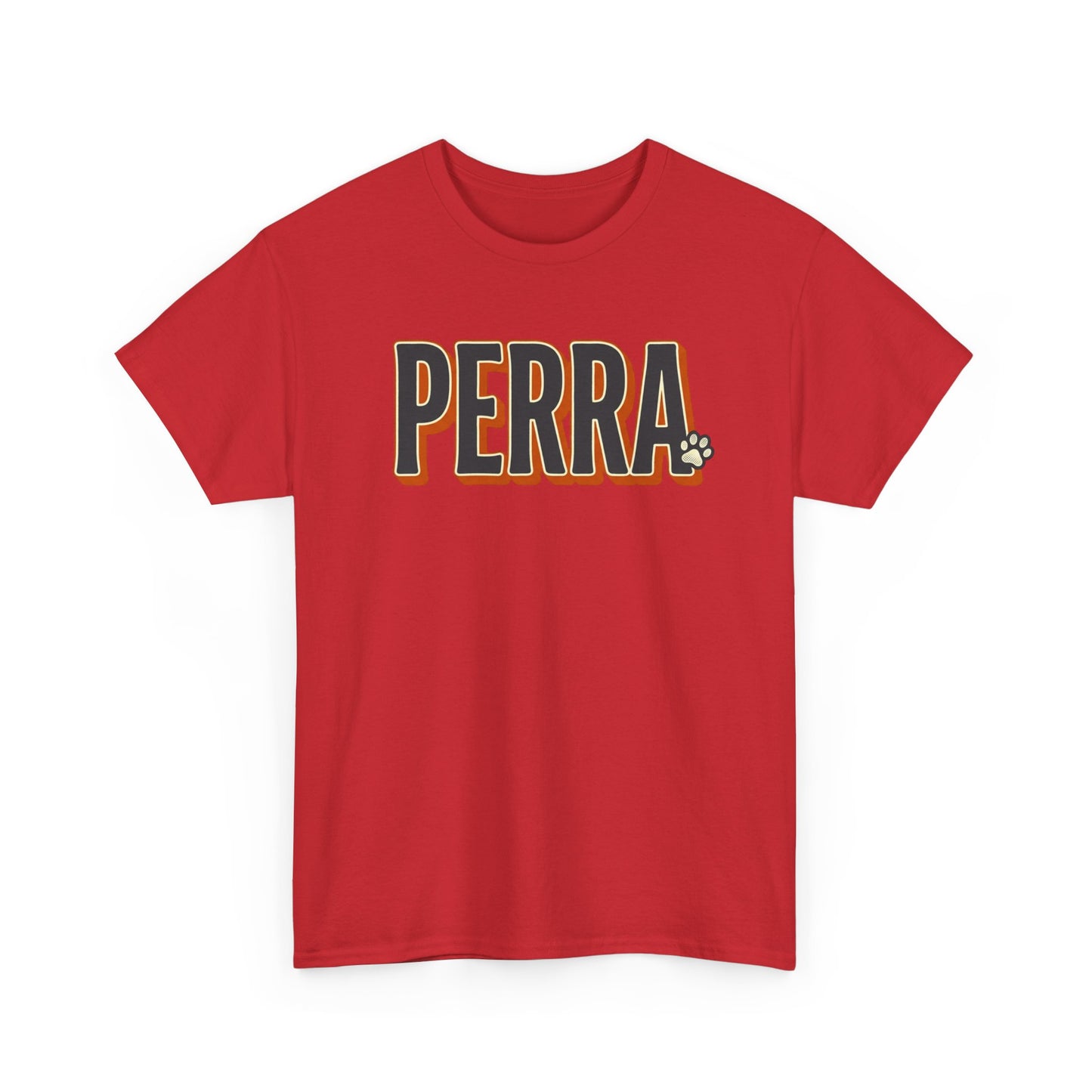 Perra Graphic Tee – Bold Retro Lettering T-Shirt