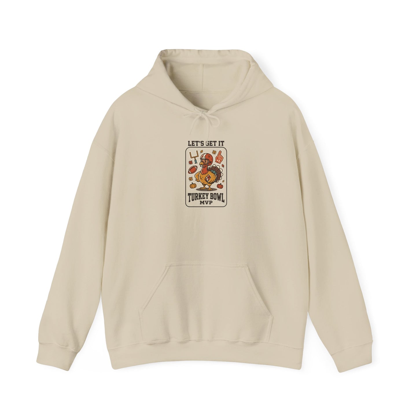 Turkey Bowl Thanksgiving Hoodie | Fall Harvest, Pumpkin Pie, Friendsgiving
